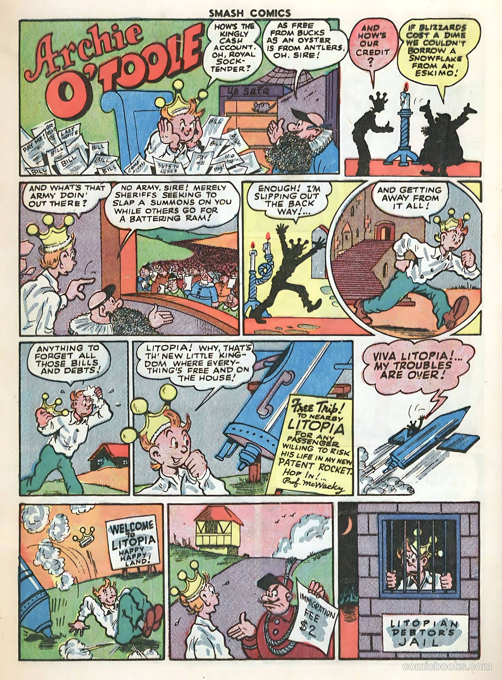 Smash Comics #55 (1944) — page 30 of 60