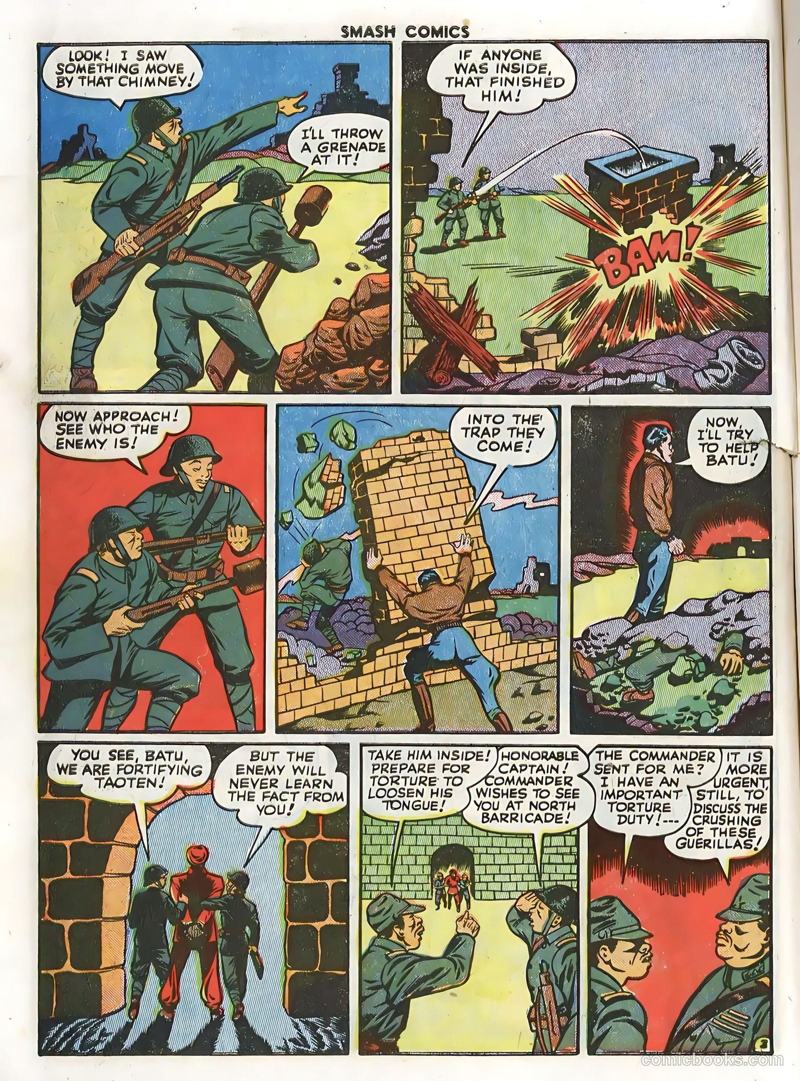 Smash Comics #56 (1944) — page 16 of 59