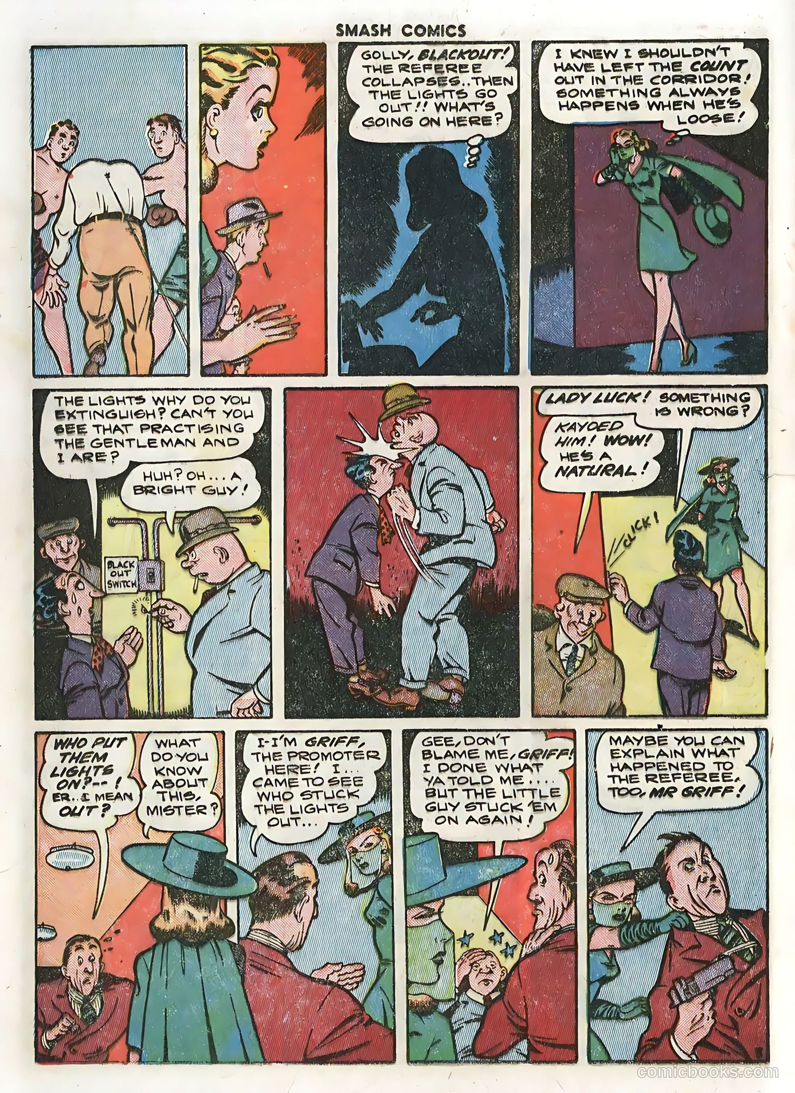 Smash Comics #56 (1944) — page 32 of 59