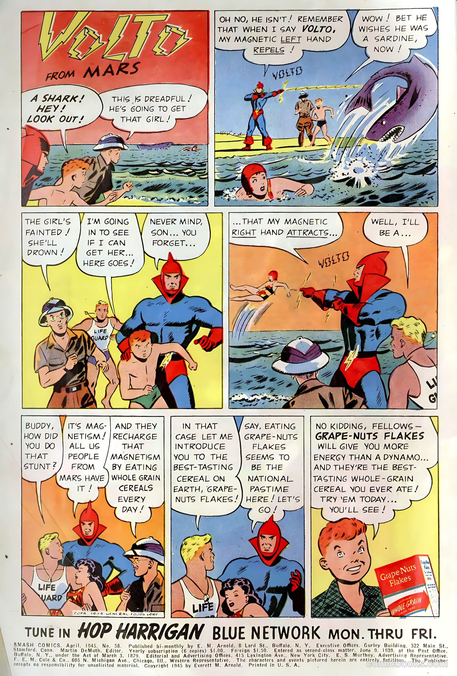 Smash Comics #58 (1945) — page 2 of 60