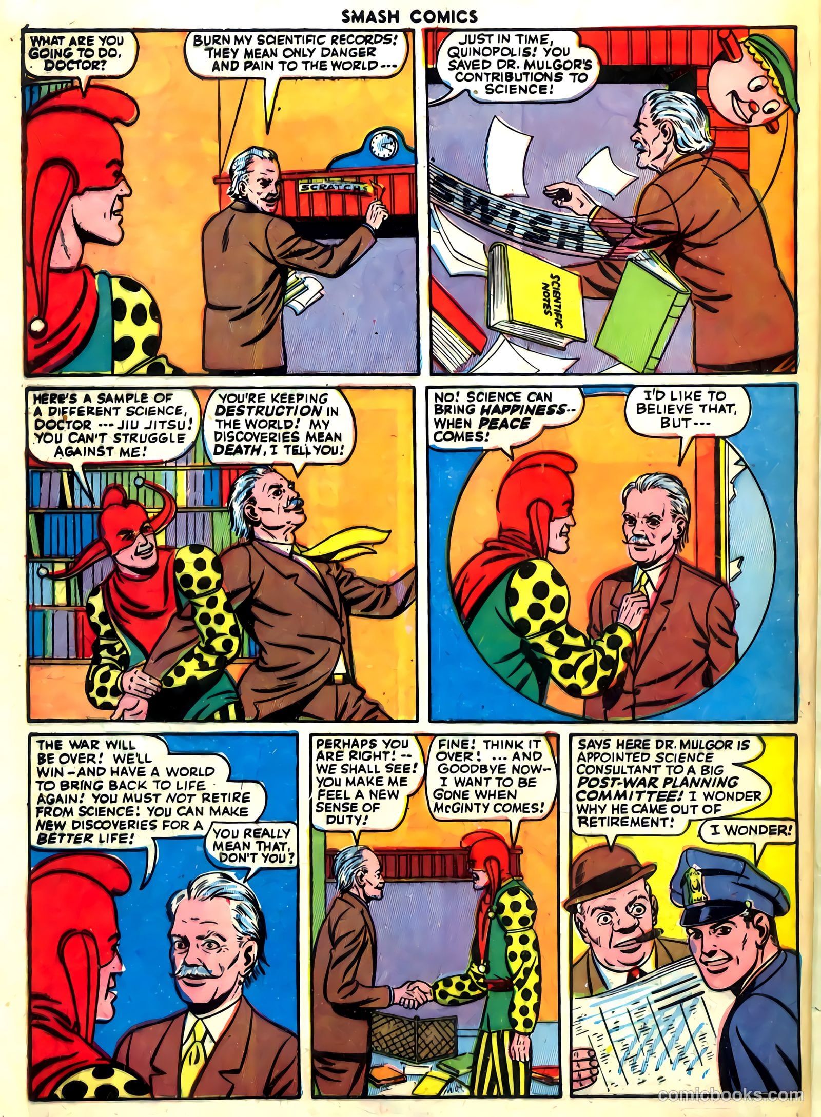 Smash Comics #59 (1945) — page 58 of 60