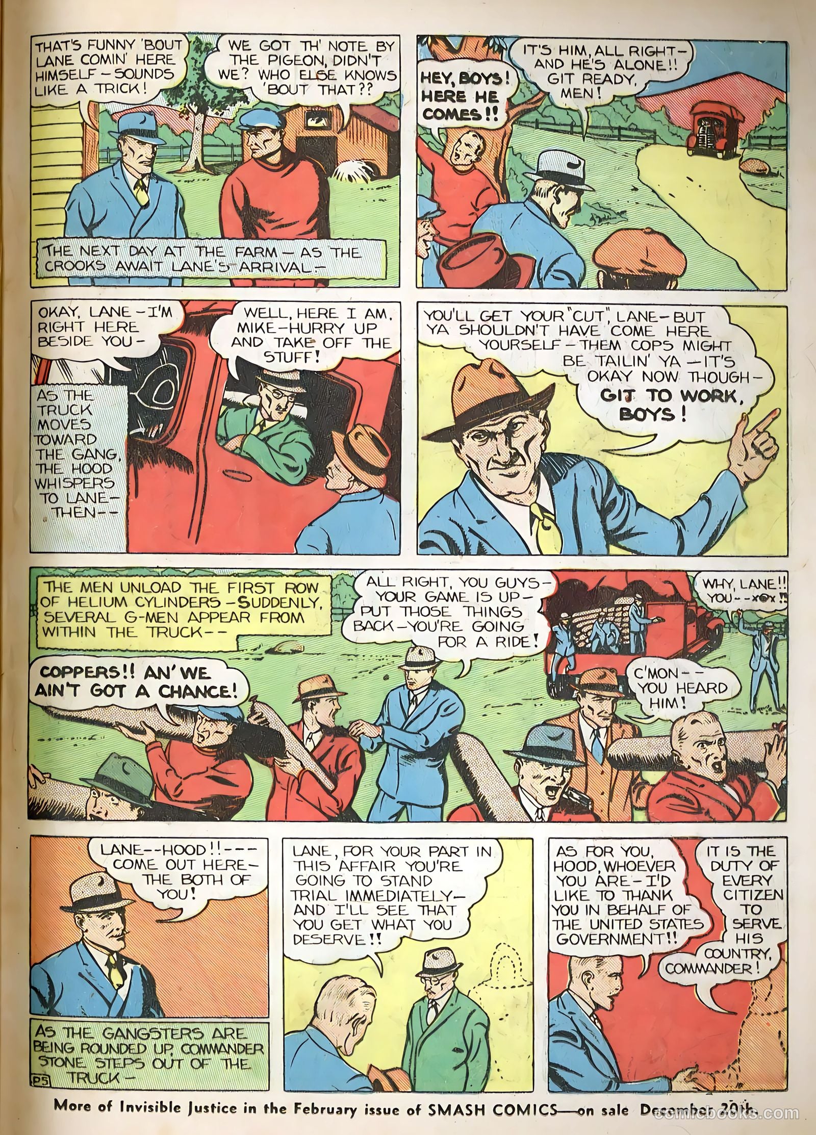 Smash Comics #6 (1940) — page 58 of 69