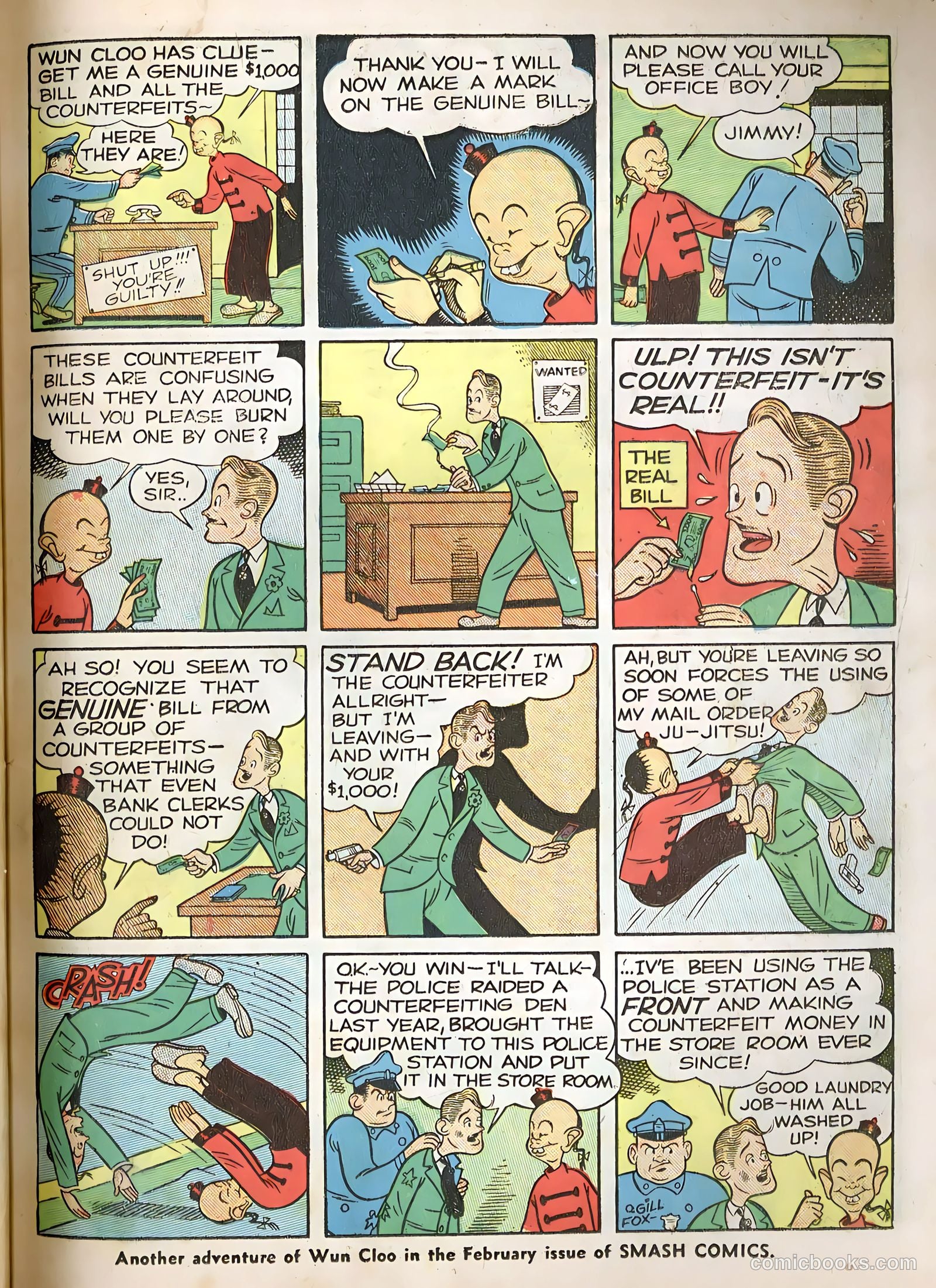 Smash Comics #6 (1940) — page 60 of 69