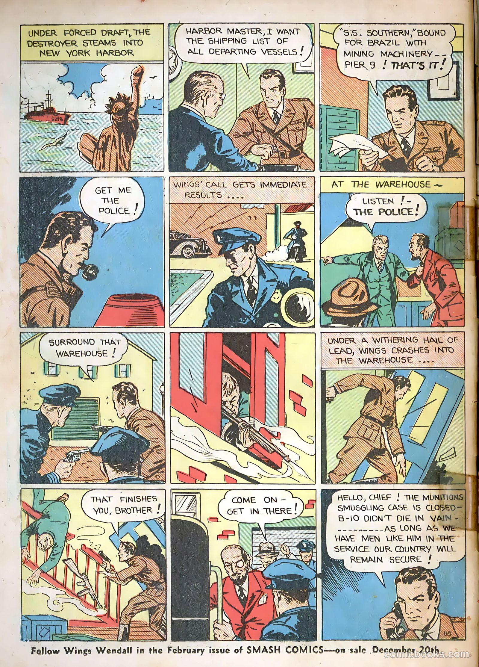 Smash Comics #6 (1940) — page 67 of 69
