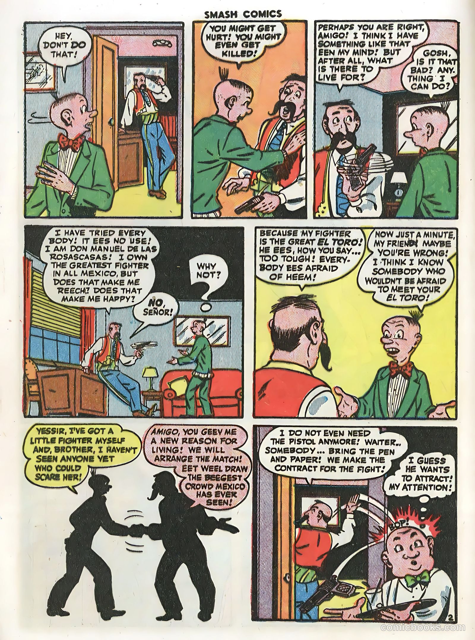 Smash Comics #60 (1945) — page 16 of 60