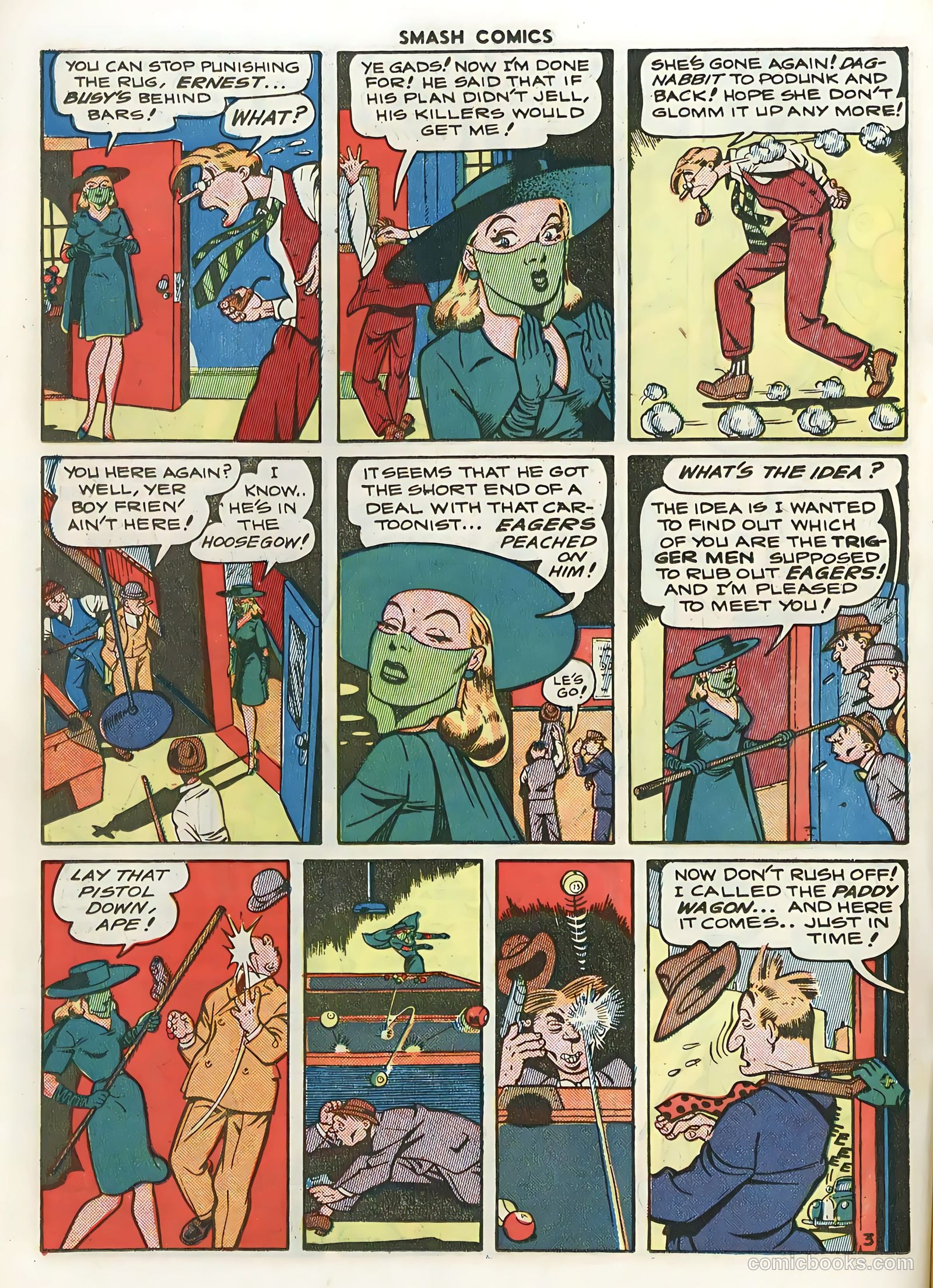 Smash Comics #60 (1945) — page 32 of 60