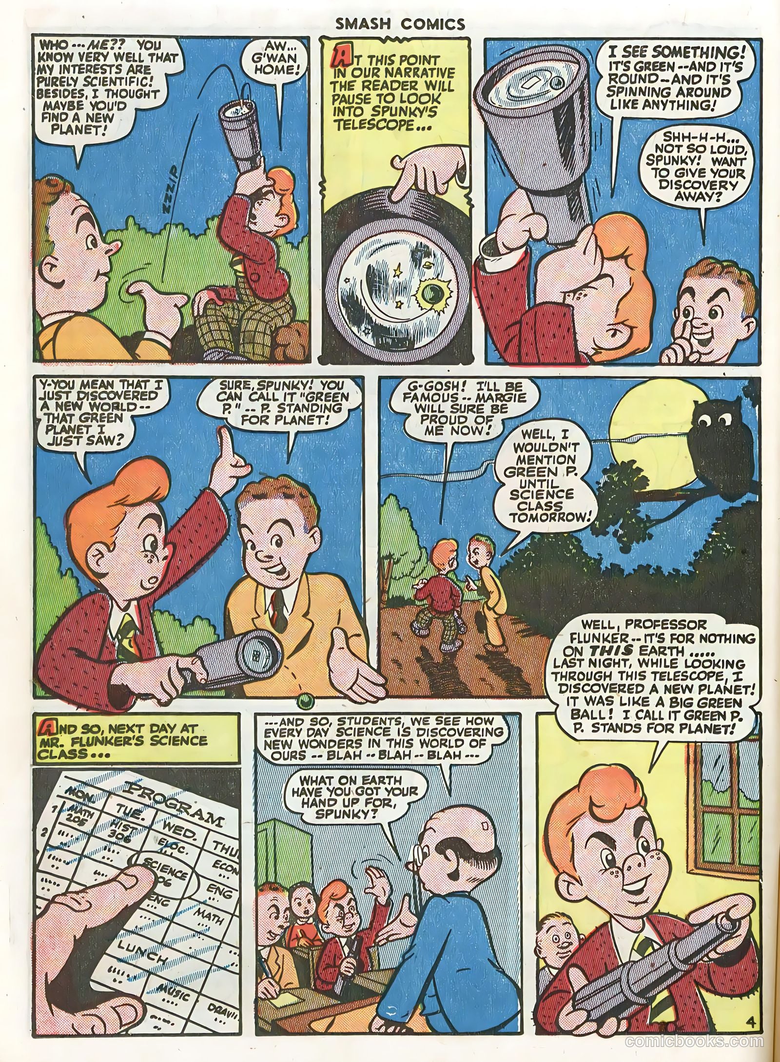 Smash Comics #60 (1945) — page 38 of 60