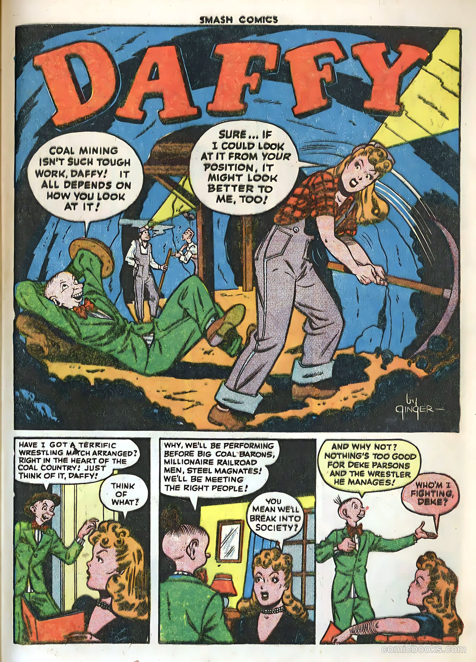 Smash Comics #61 (1945) — page 45 of 60