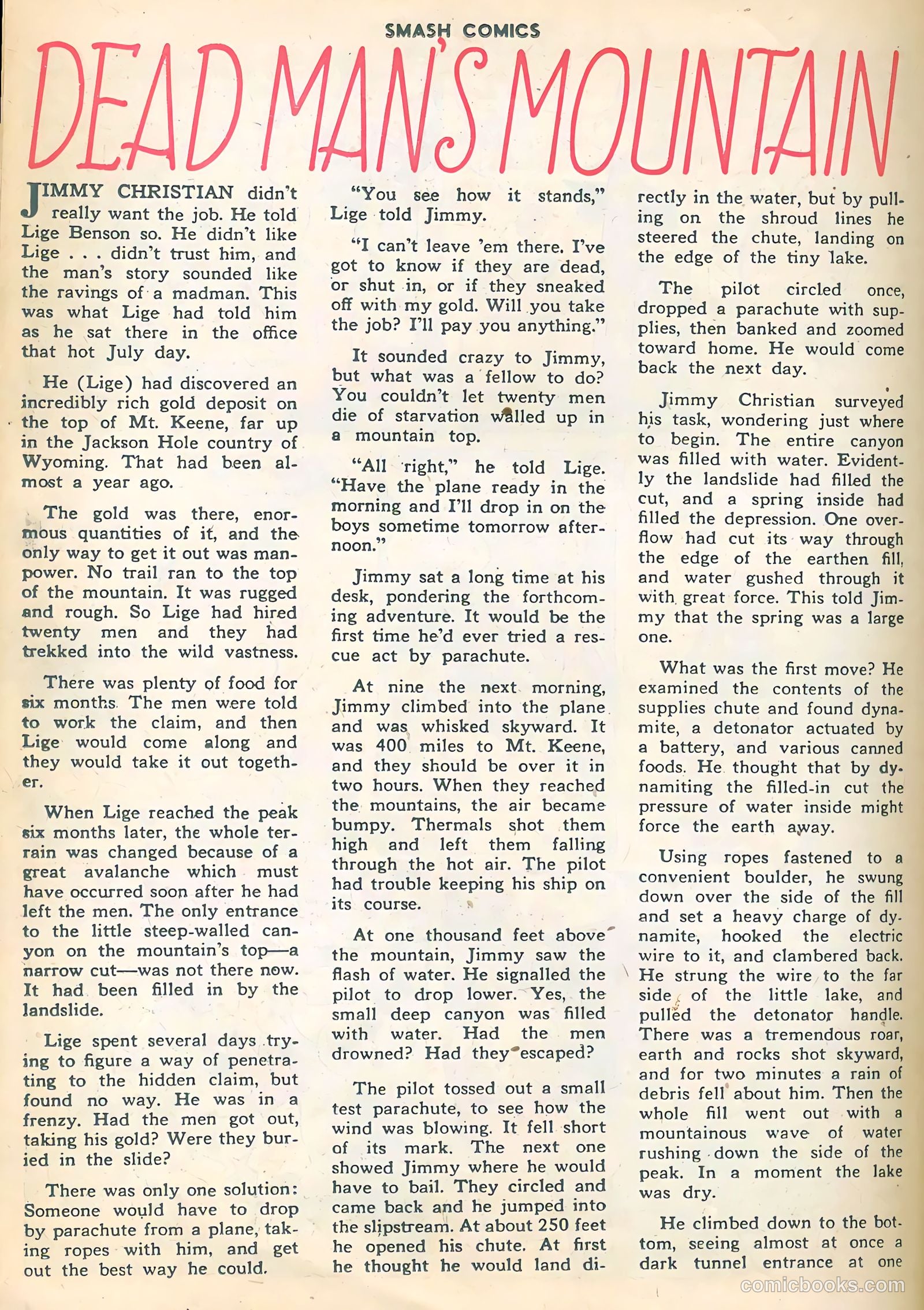 Smash Comics #62 (1945) — page 42 of 60