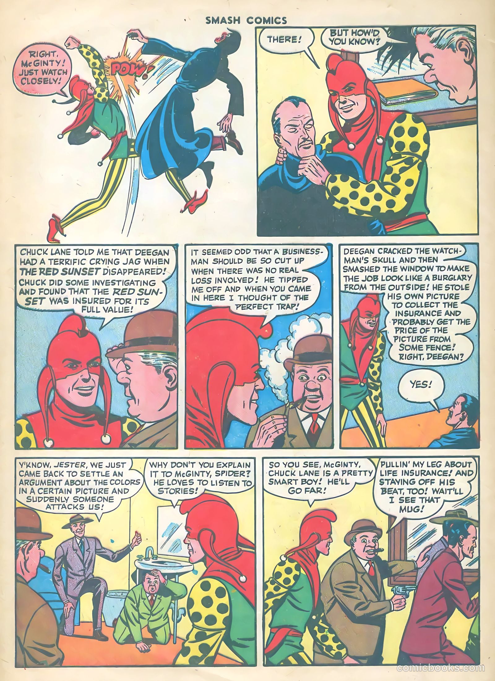 Smash Comics #62 (1945) — page 58 of 60