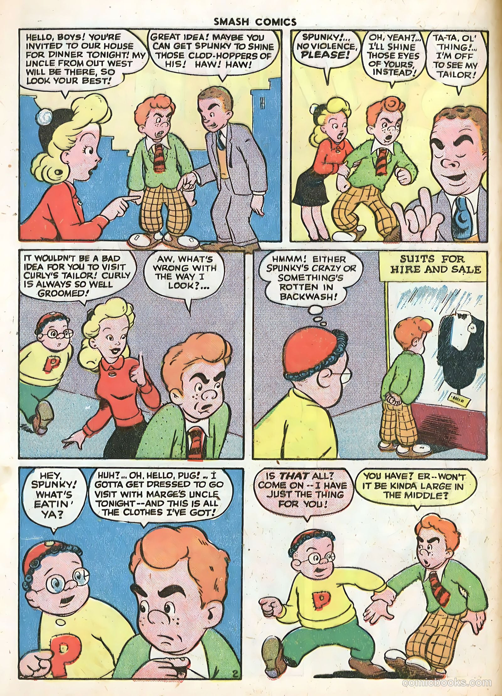 Smash Comics #63 (1946) — page 16 of 60