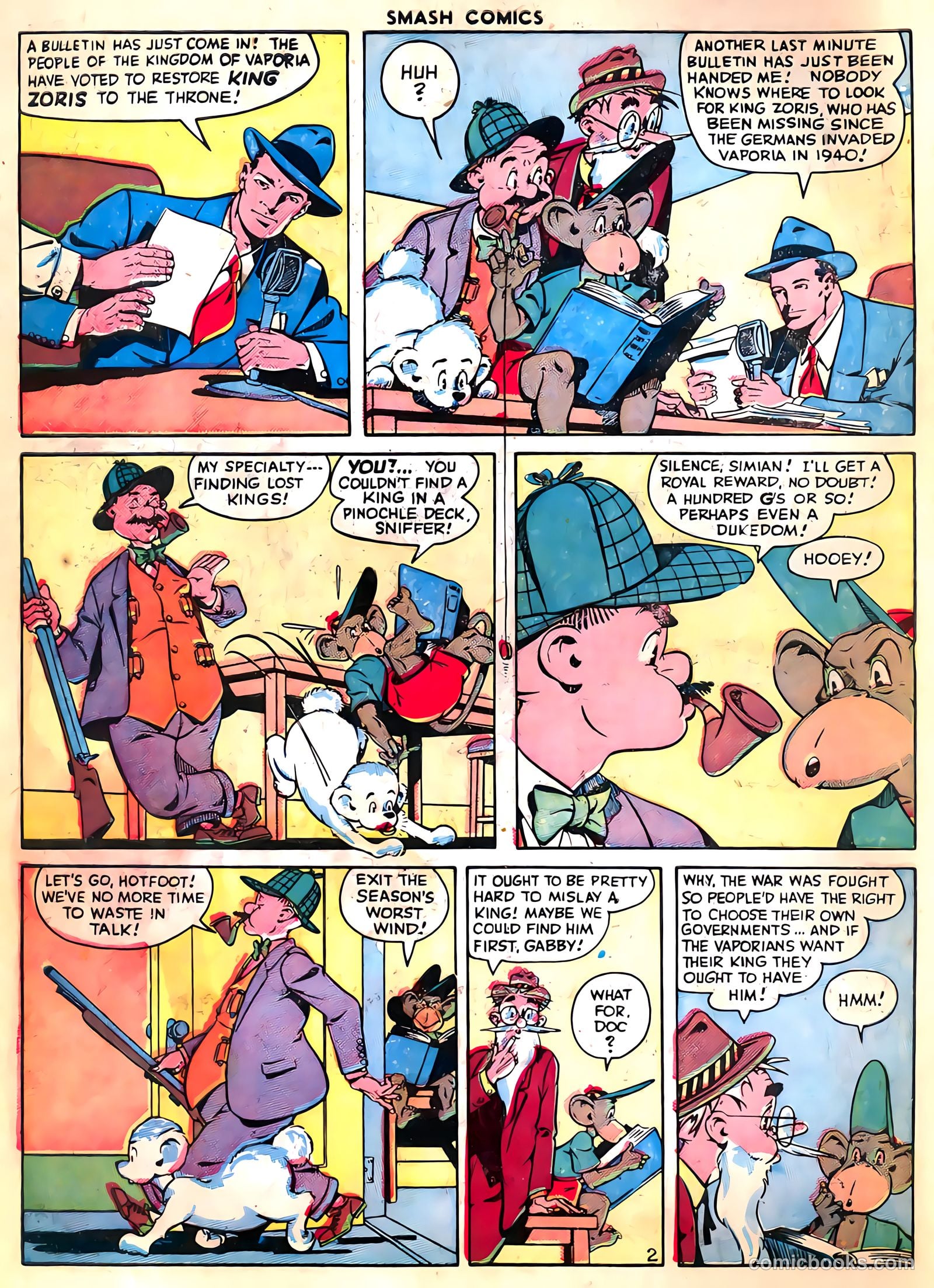 Smash Comics #64 (1946) — page 4 of 60
