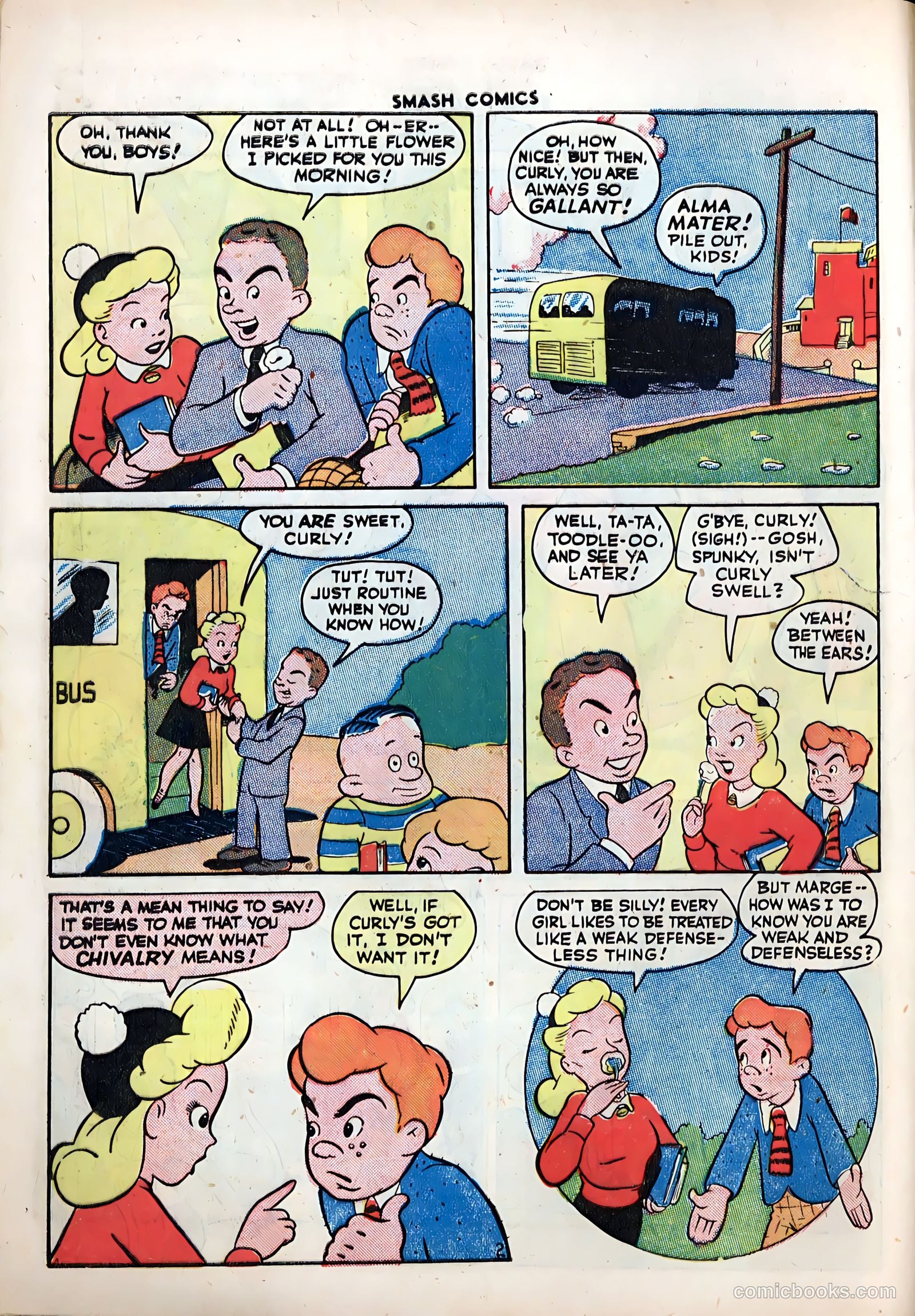 Smash Comics #65 (1946) — page 16 of 60