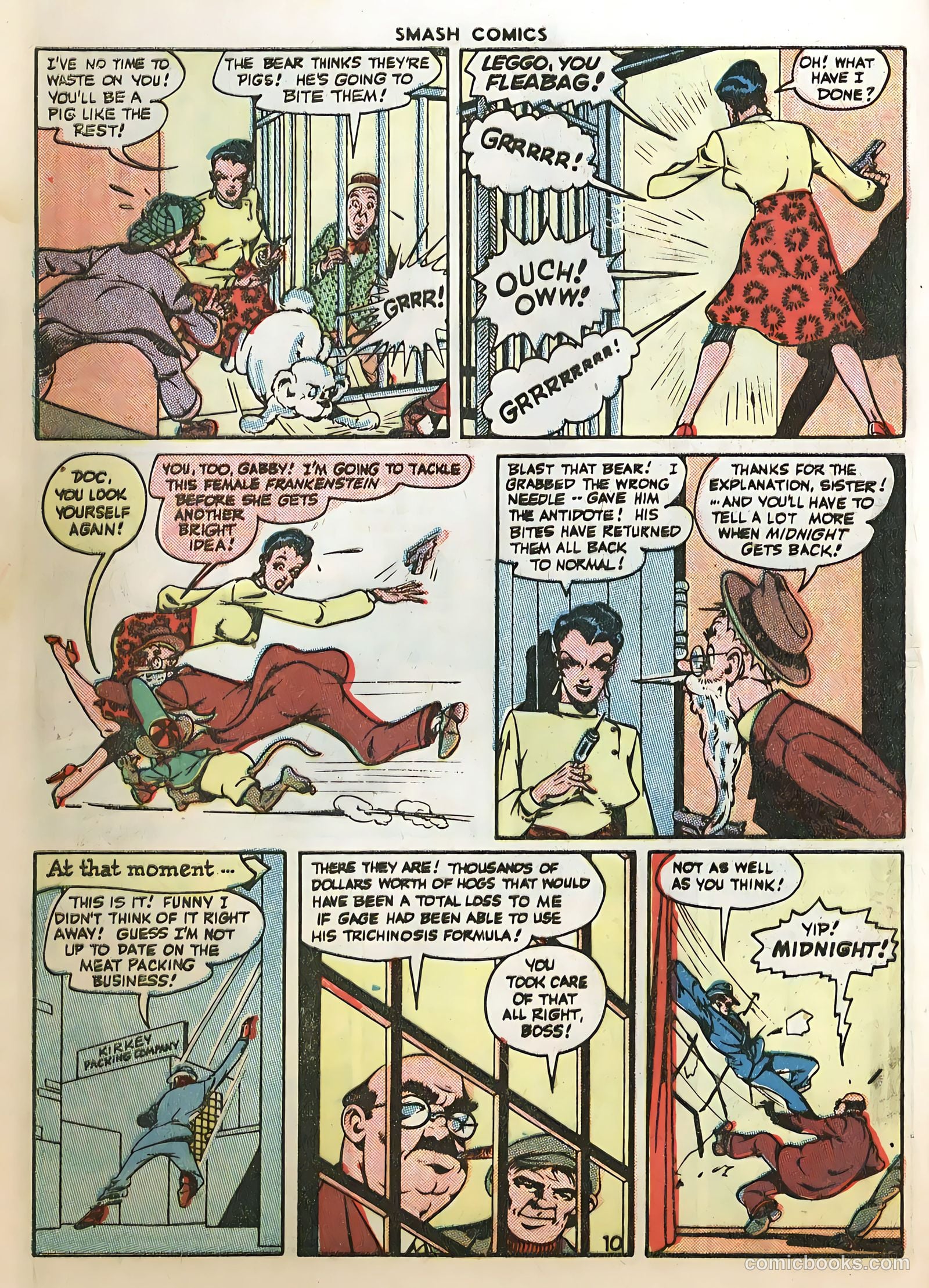 Smash Comics #66 (1946) — page 12 of 60