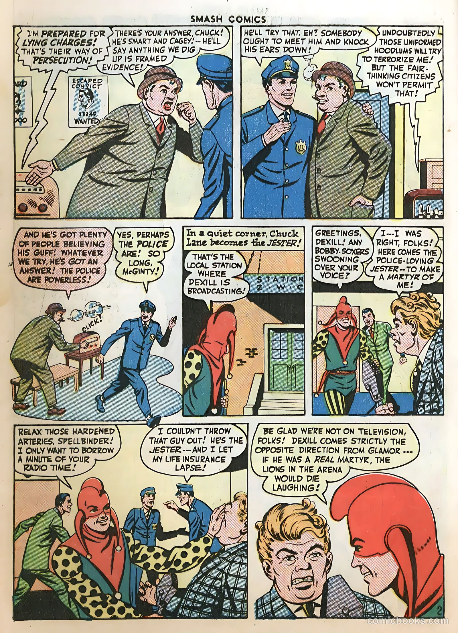 Smash Comics #66 (1946) — page 16 of 60