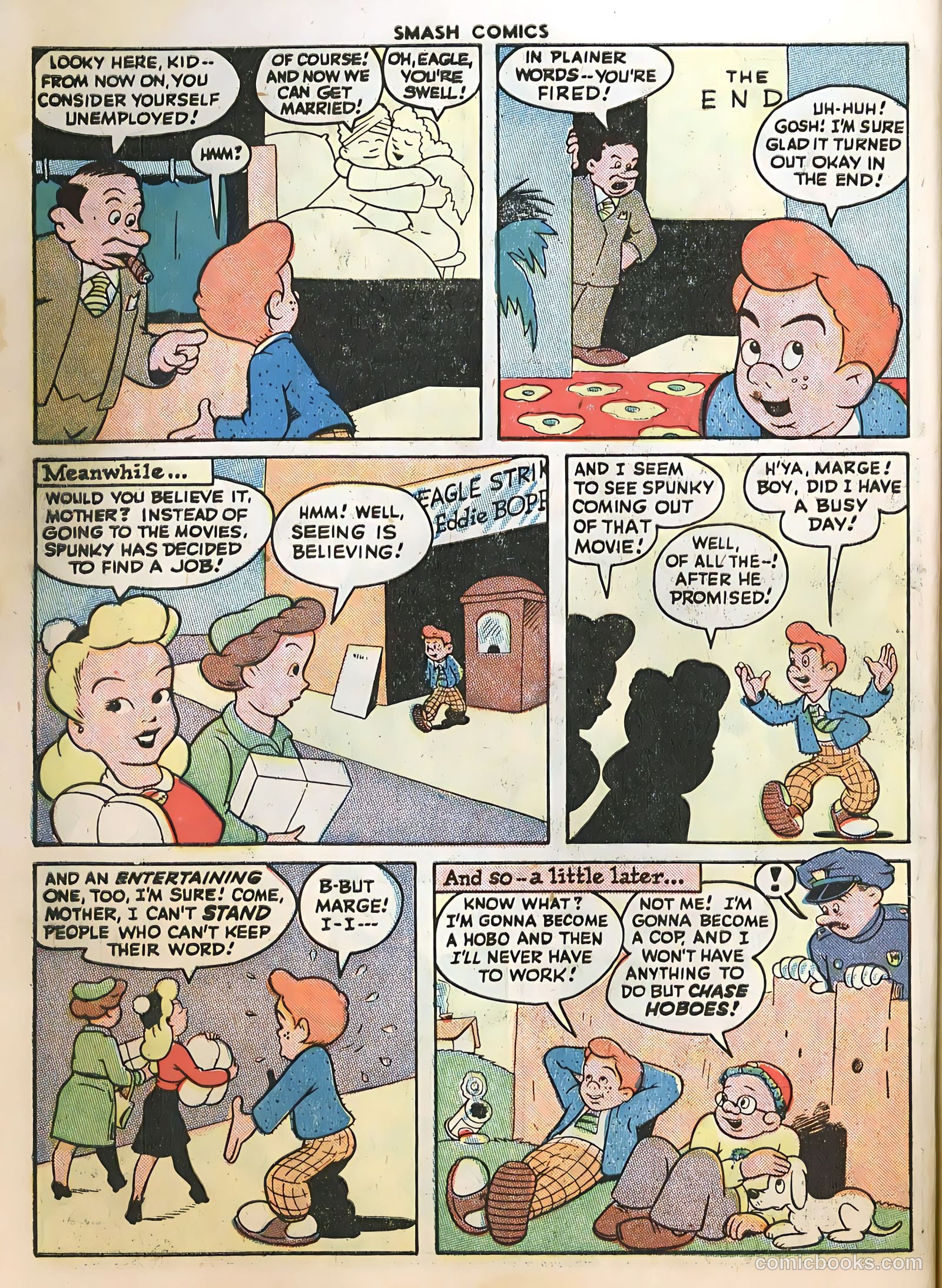 Smash Comics #66 (1946) — page 50 of 60