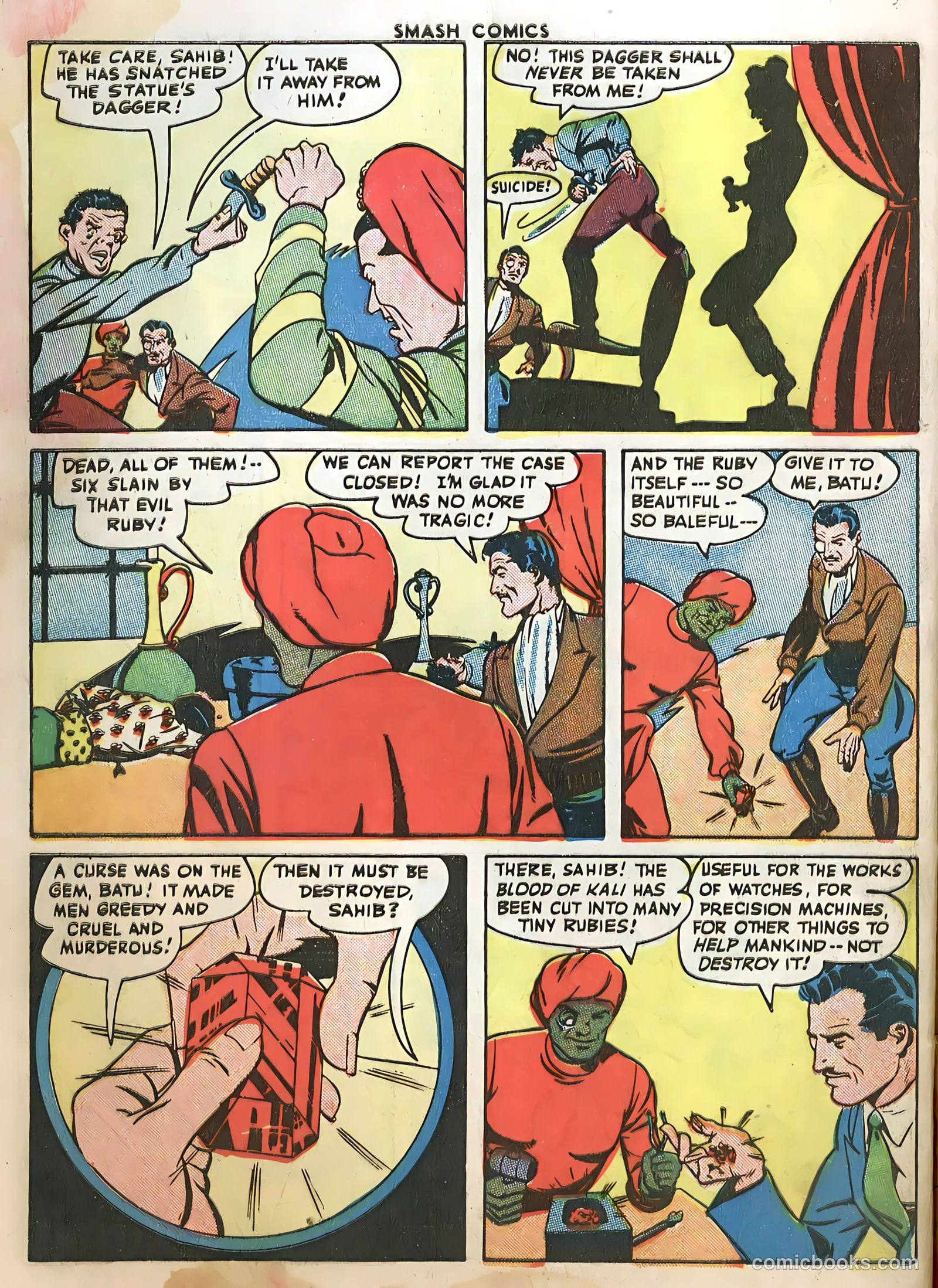 Smash Comics #66 (1946) — page 58 of 60