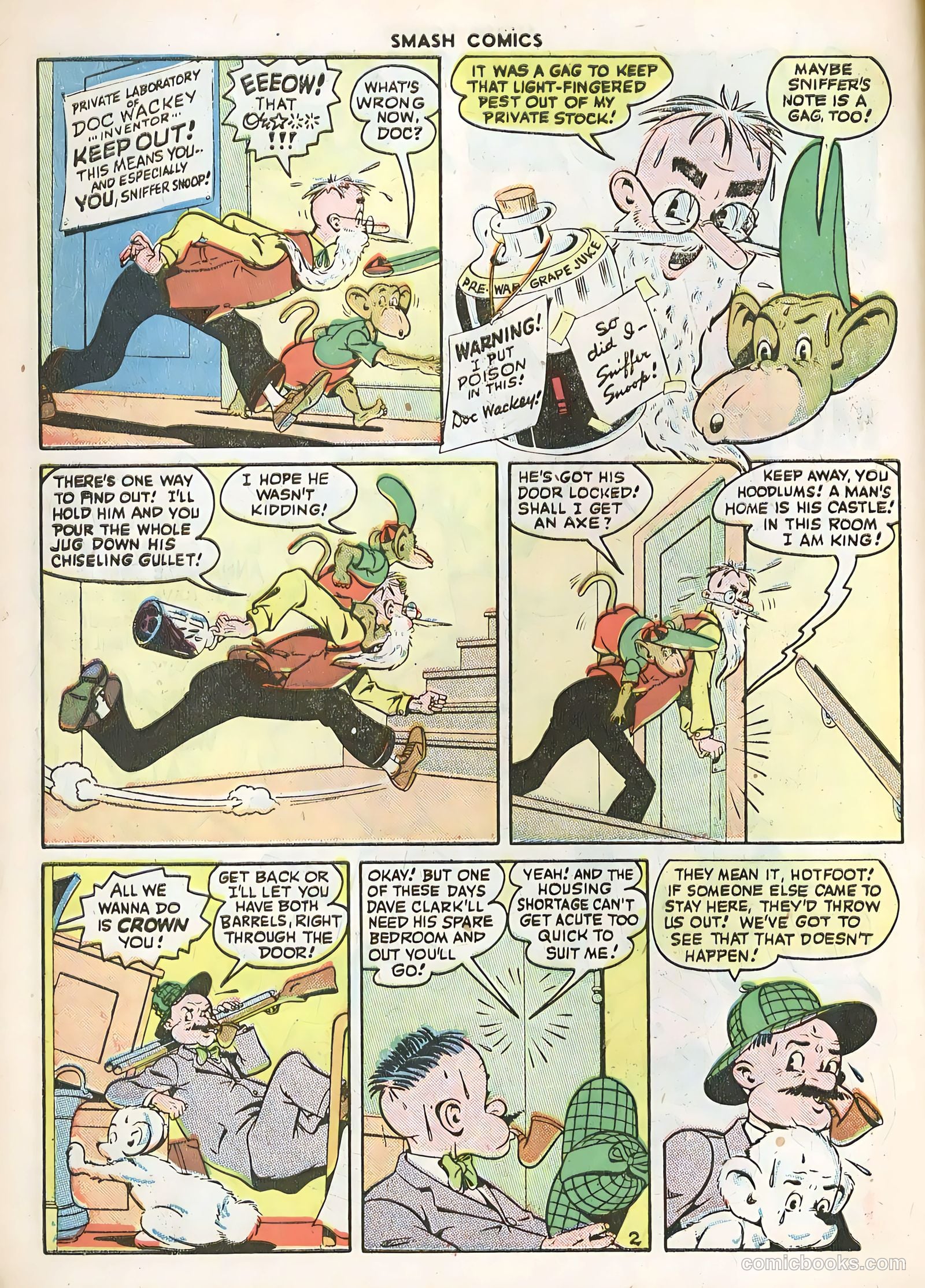 Smash Comics #67 (1946) — page 4 of 60