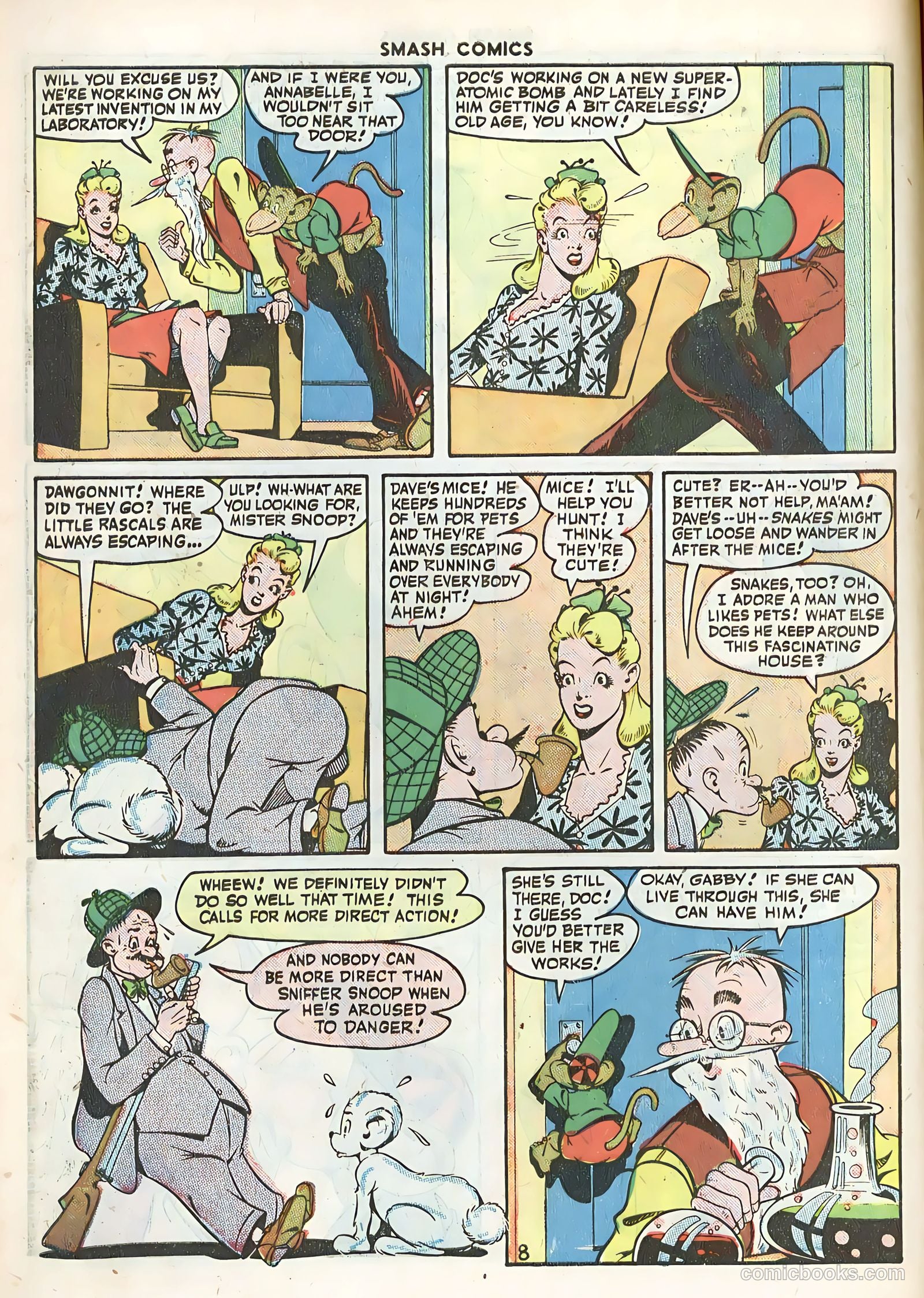 Smash Comics #67 (1946) — page 10 of 60
