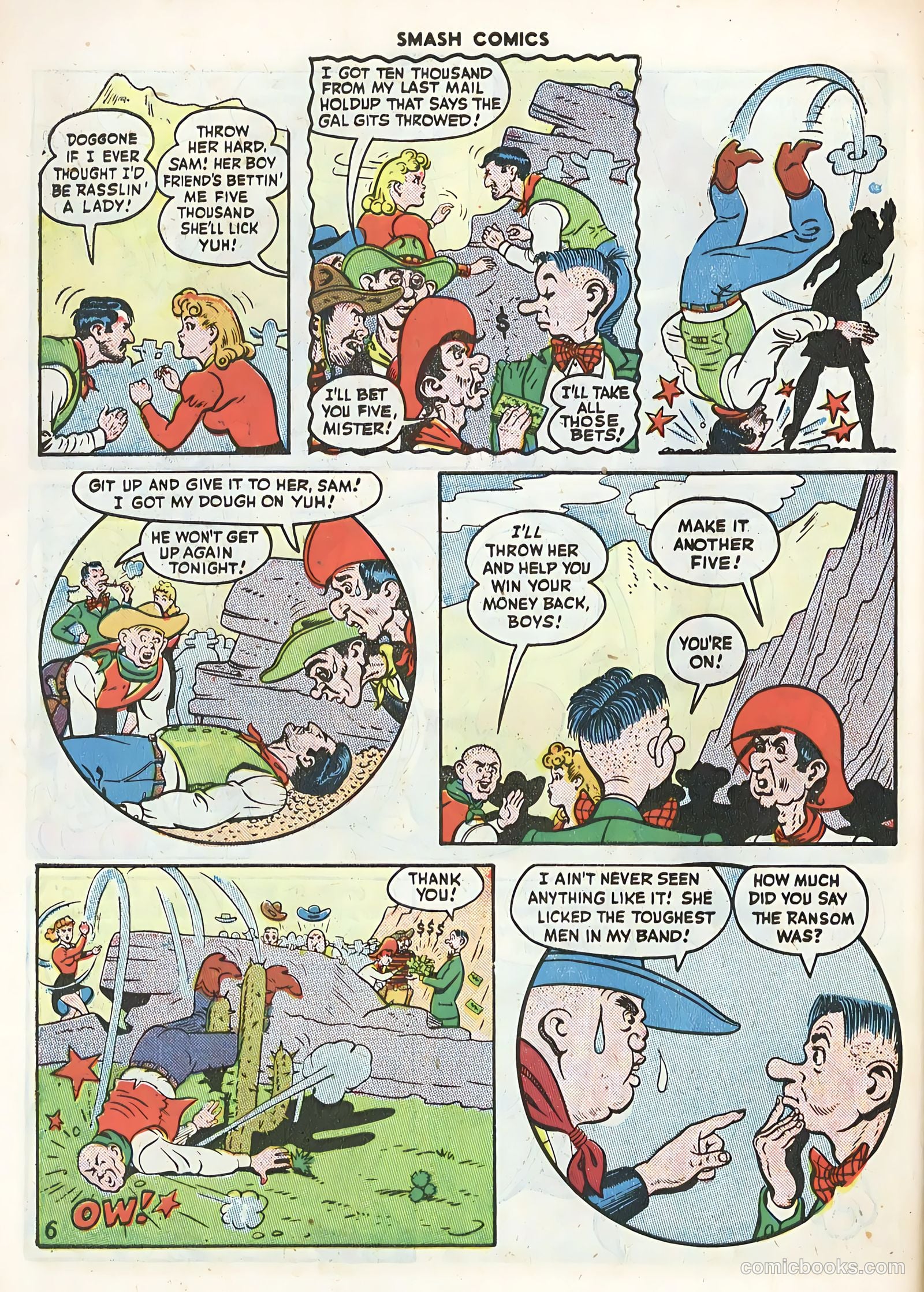 Smash Comics #67 (1946) — page 50 of 60