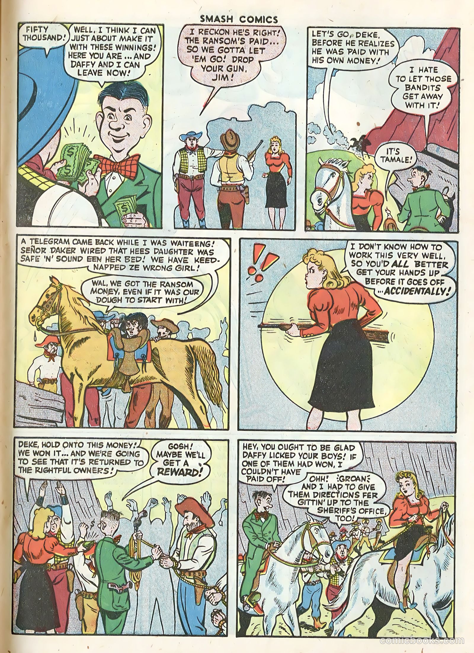 Smash Comics #67 (1946) — page 51 of 60