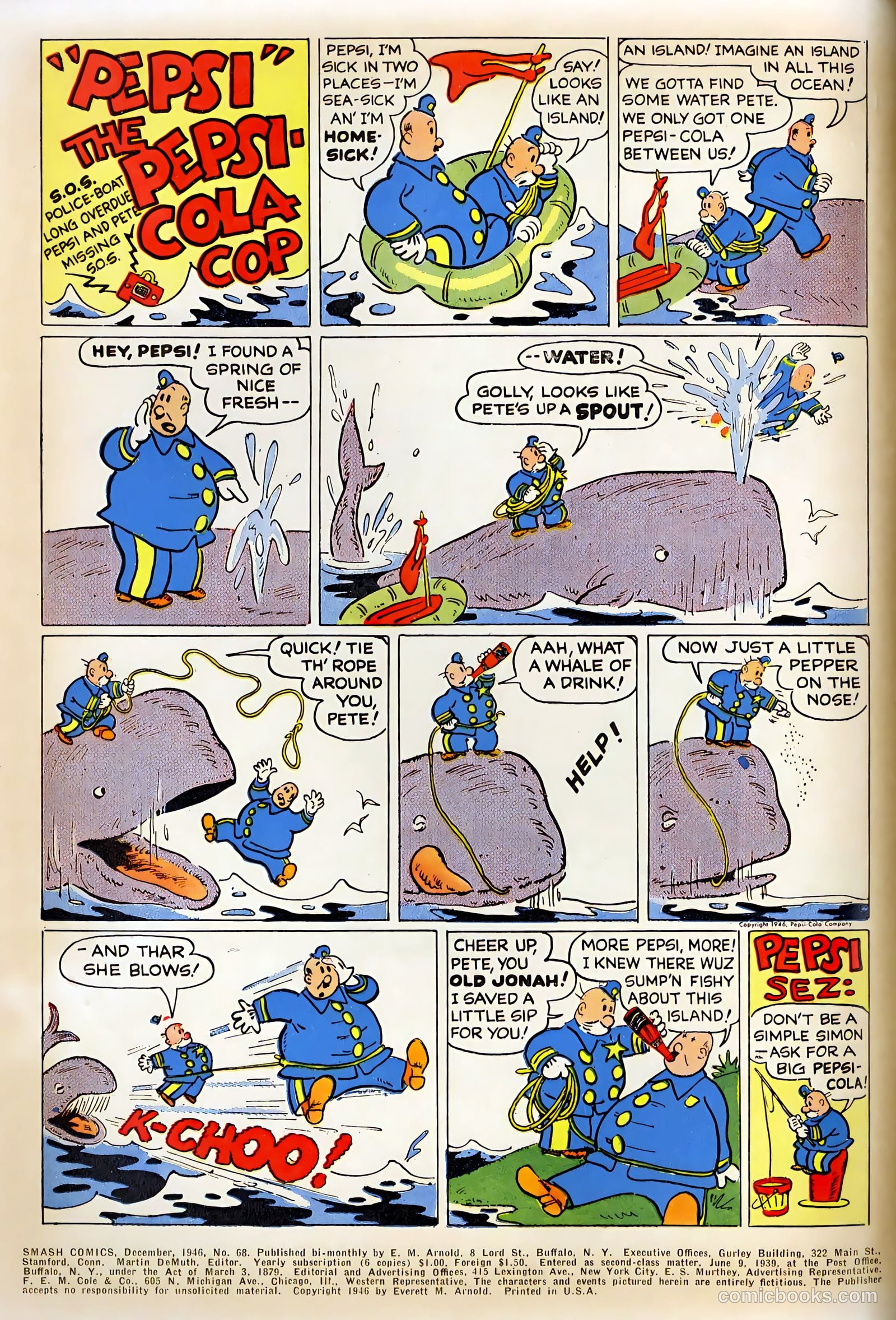 Smash Comics #68 (1946) — page 2 of 60