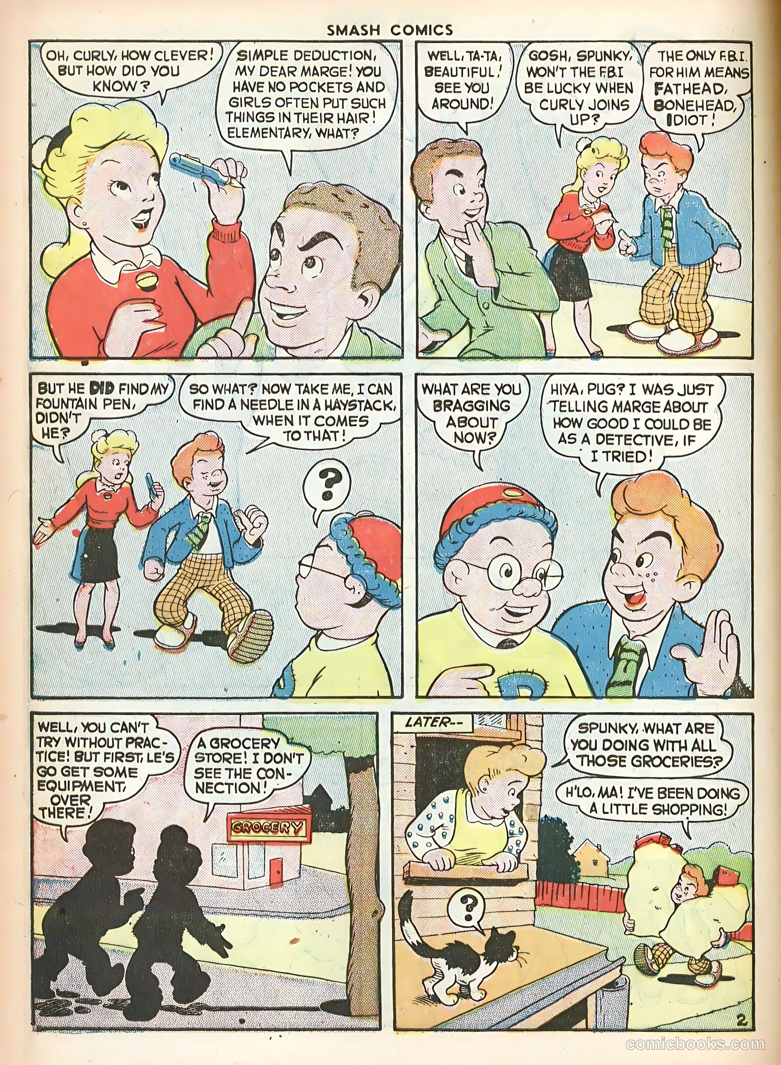 Smash Comics #68 (1946) — page 16 of 60