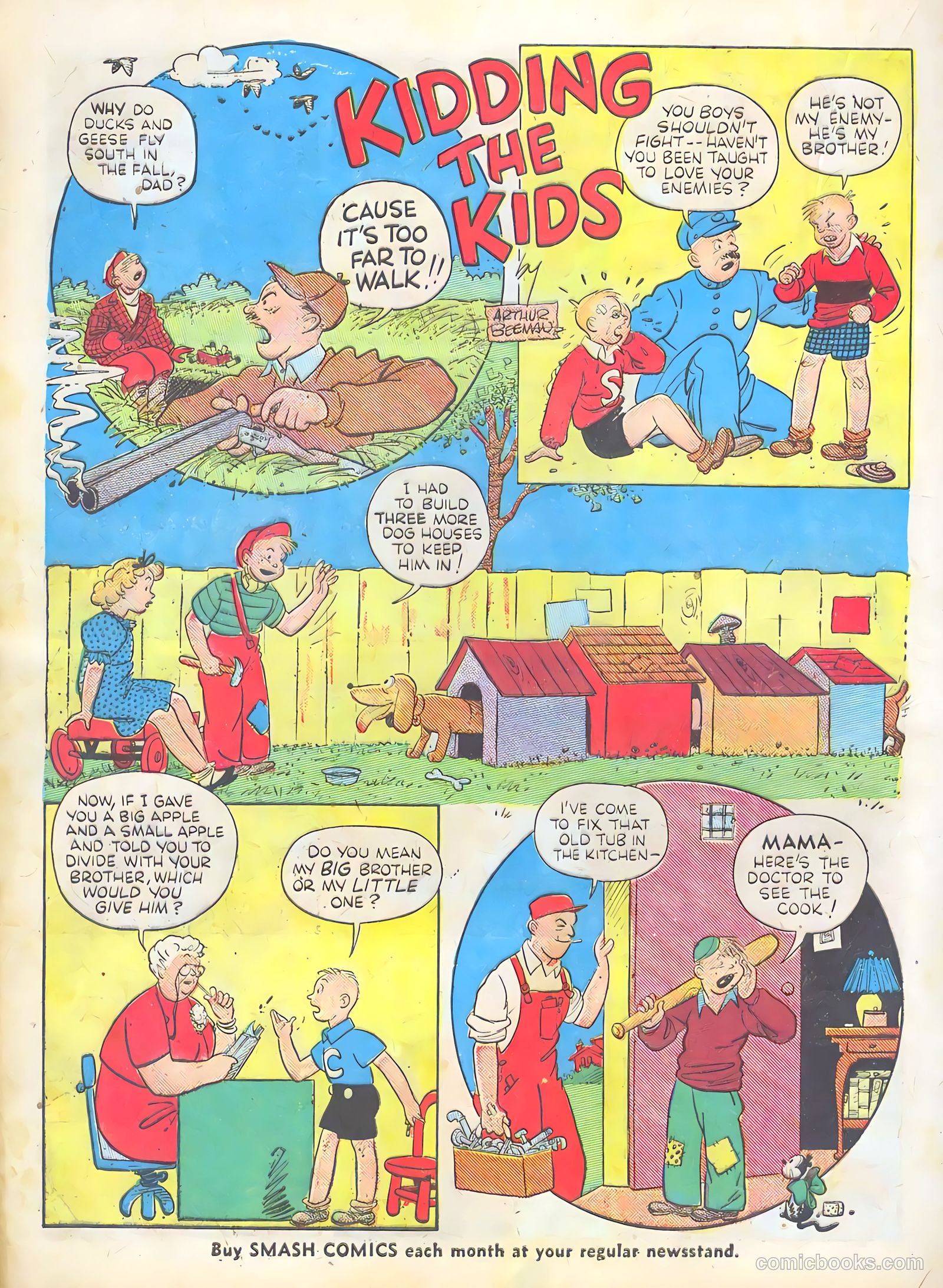Smash Comics #7 (1940) — page 36 of 68