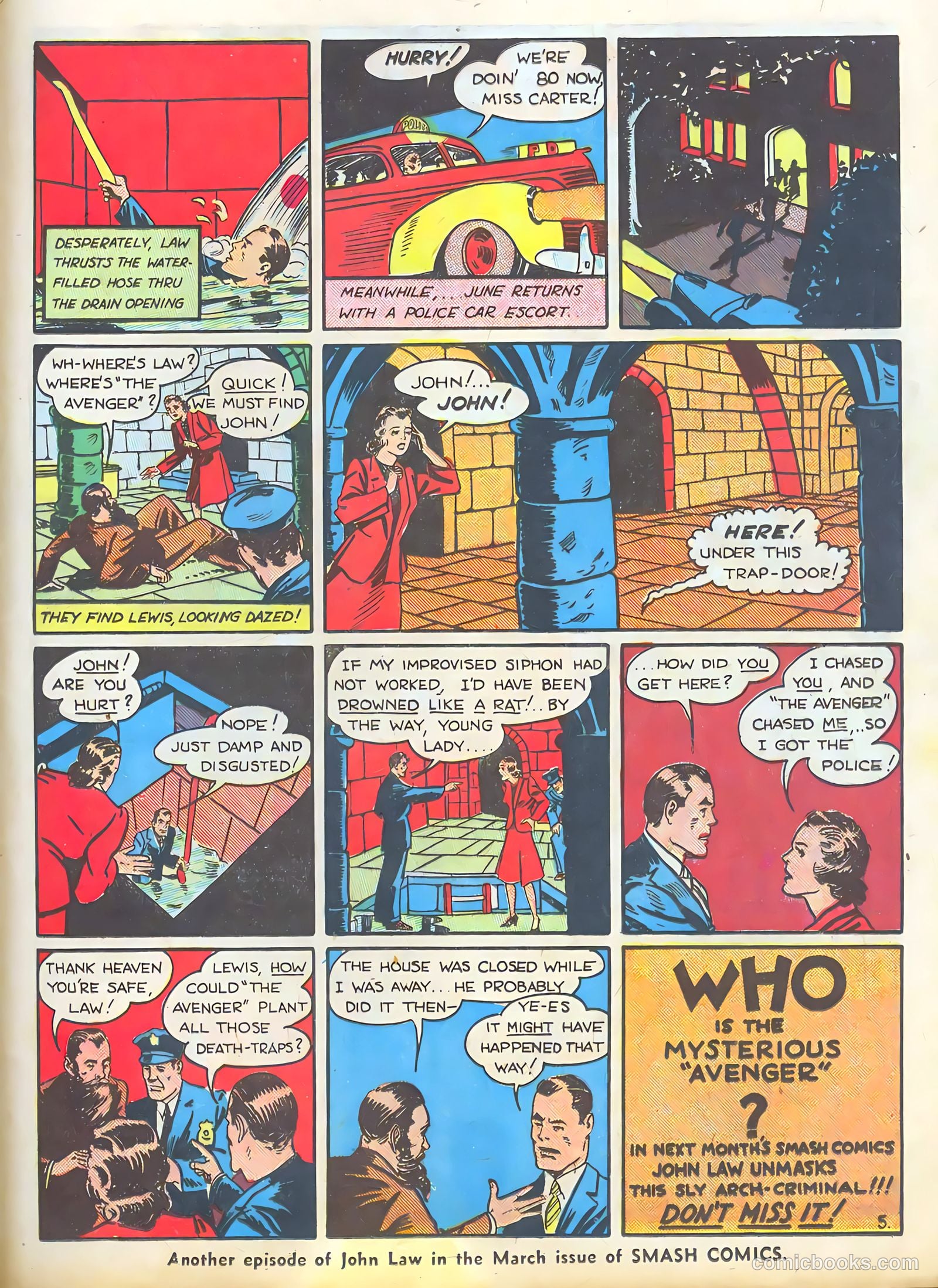 Smash Comics #7 (1940) — page 57 of 68