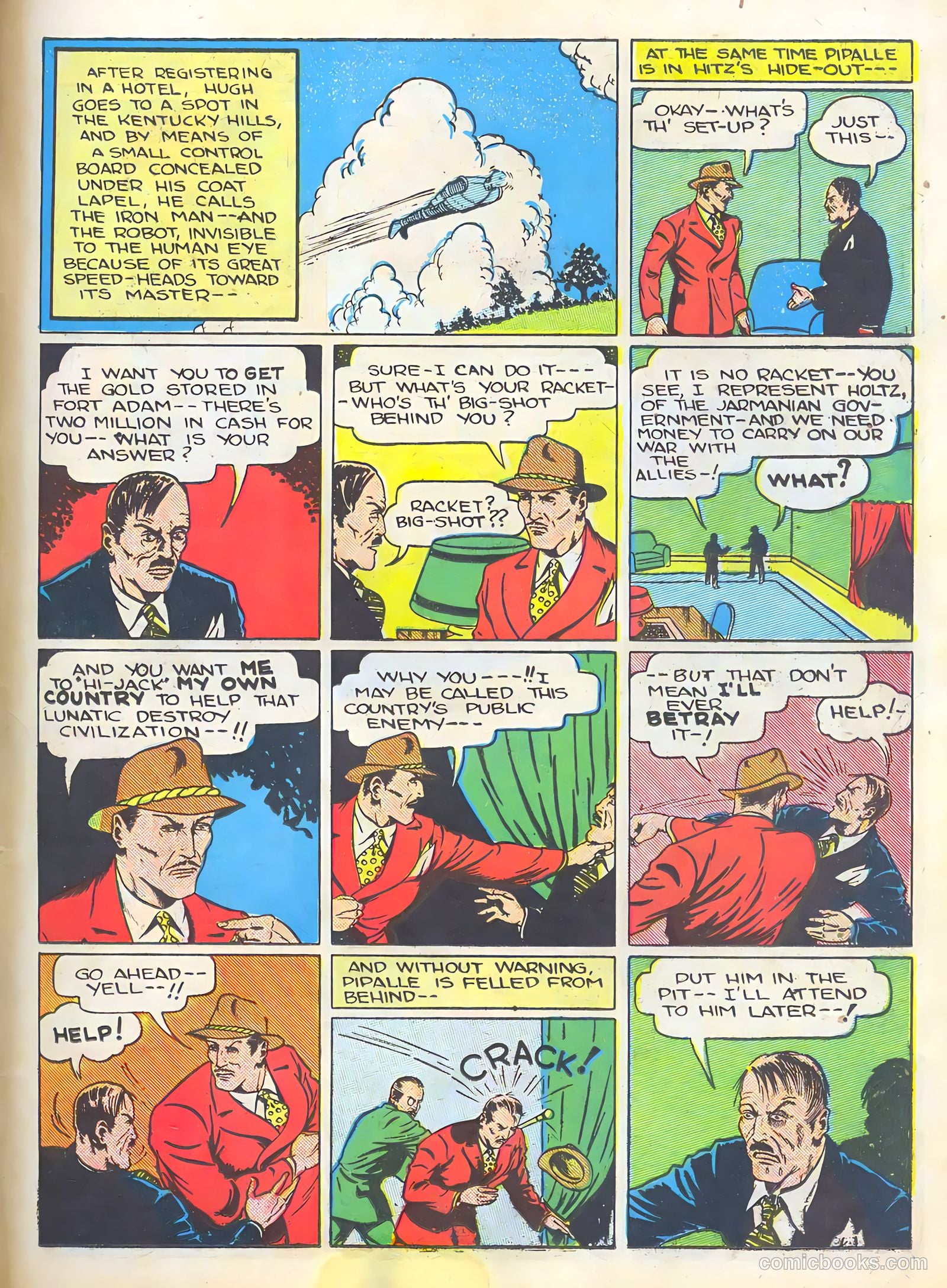 Smash Comics #7 (1940) — page 63 of 68