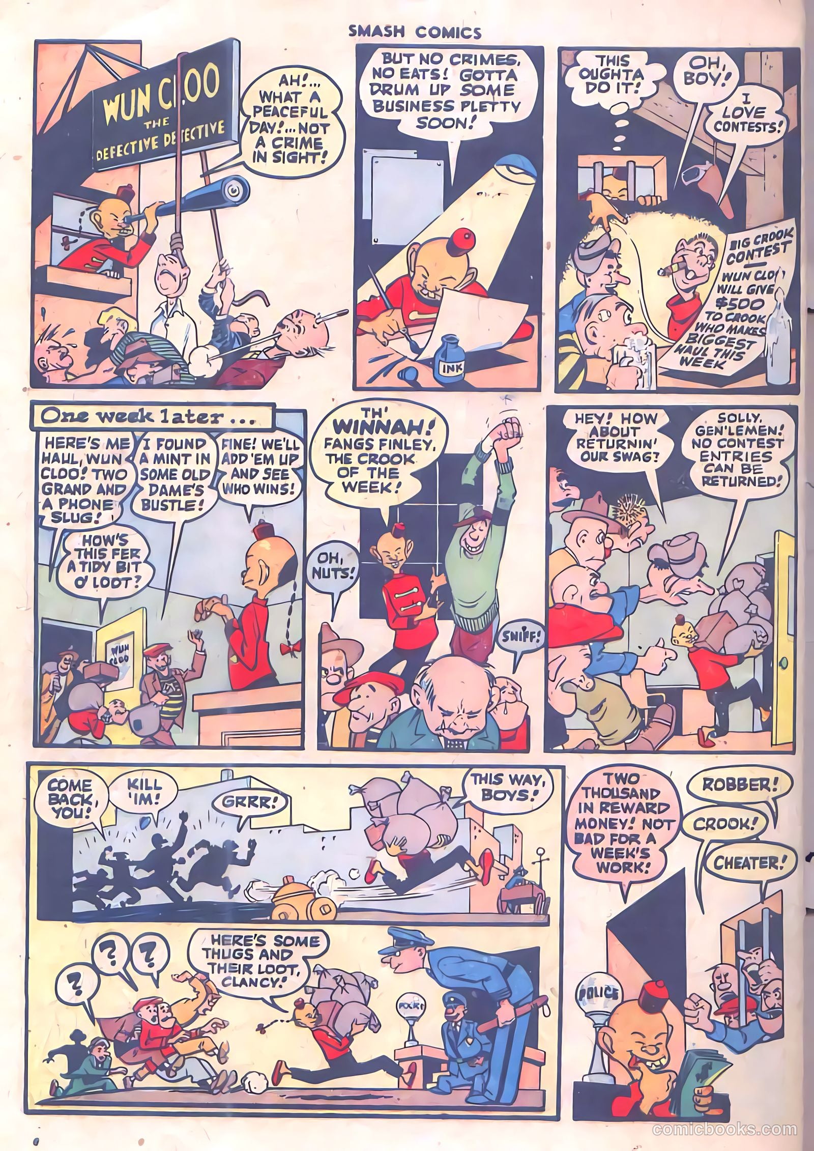 Smash Comics #70 (1947) — page 58 of 60