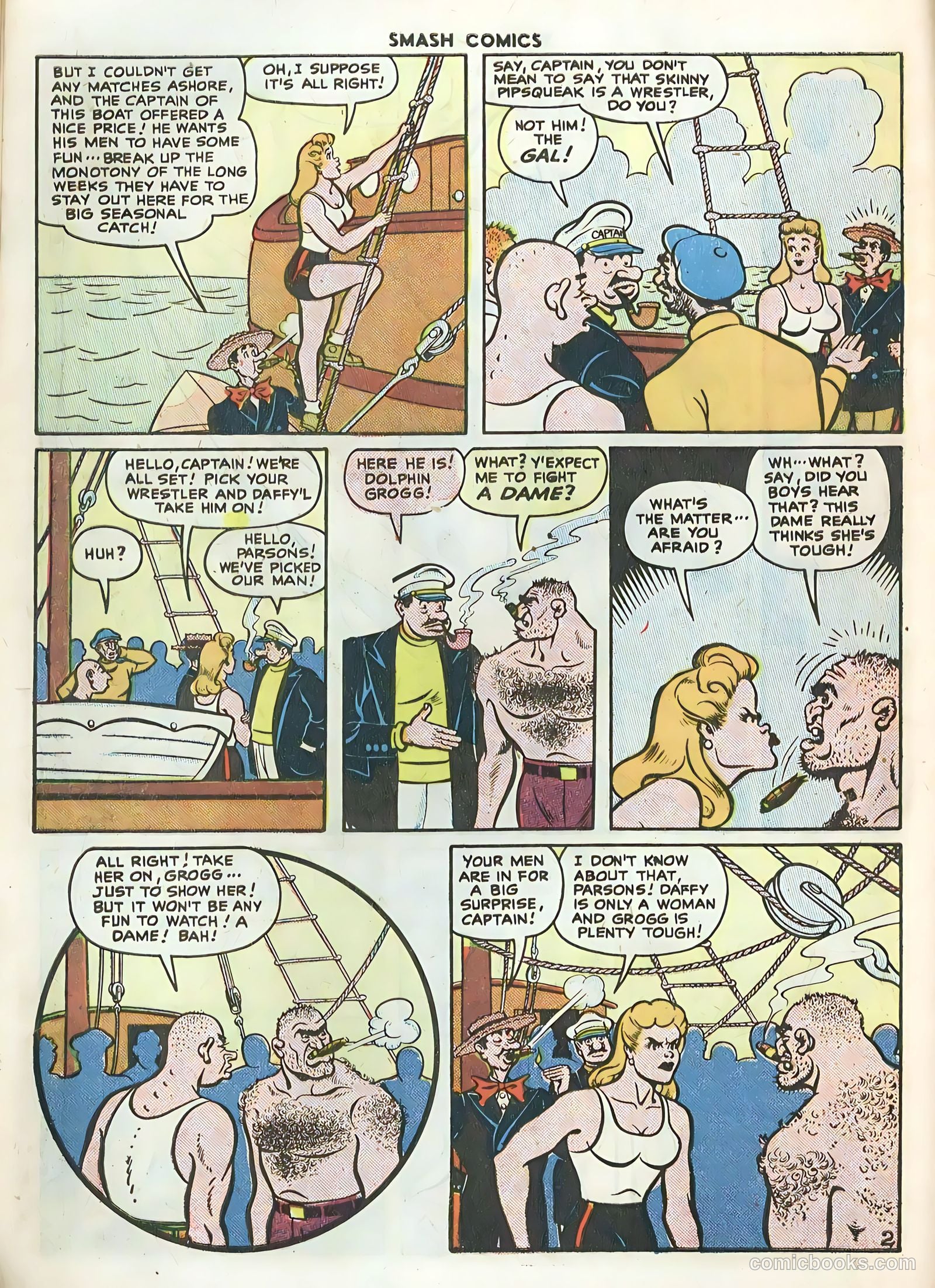 Smash Comics #71 (1947) — page 16 of 60