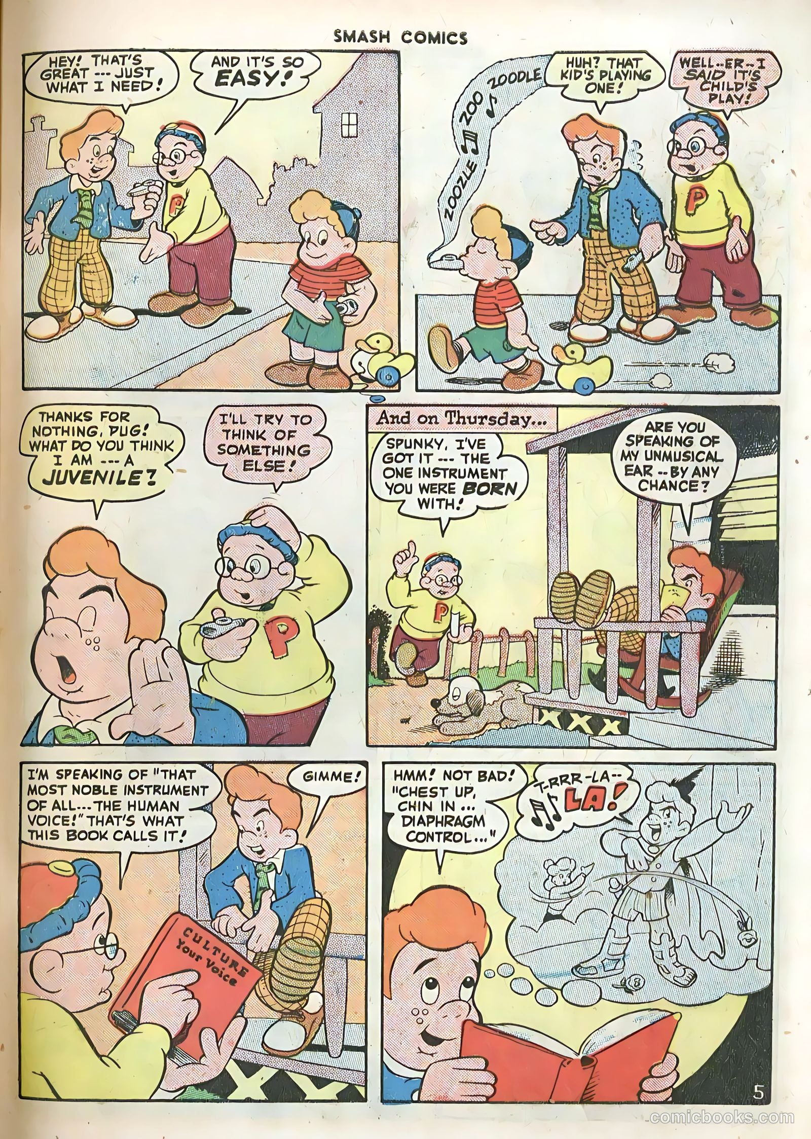 Smash Comics #71 (1947) — page 55 of 60