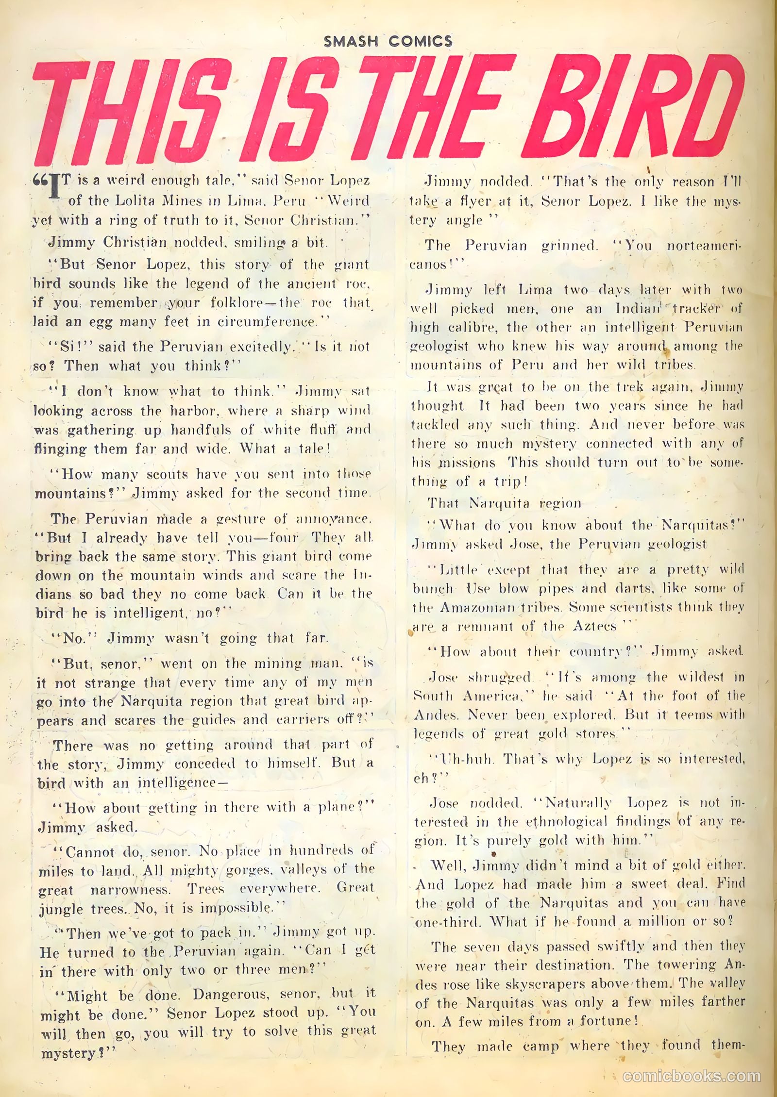 Smash Comics #72 (1947) — page 36 of 52