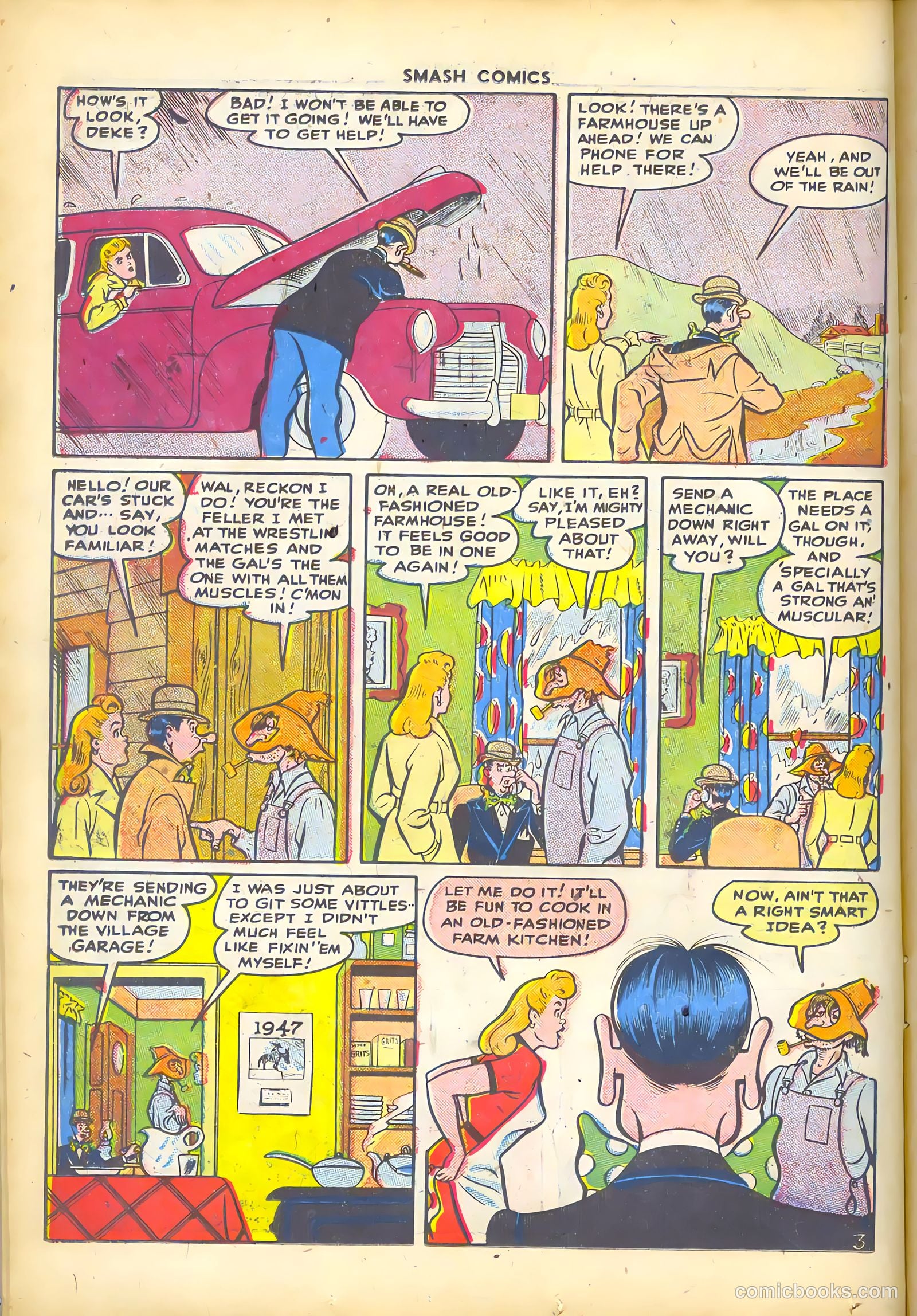 Smash Comics #73 (1947) — page 16 of 52