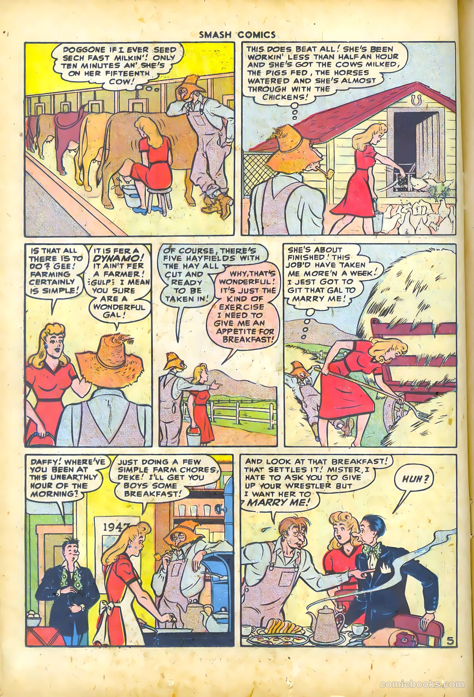 Smash Comics #73 (1947) — page 18 of 52