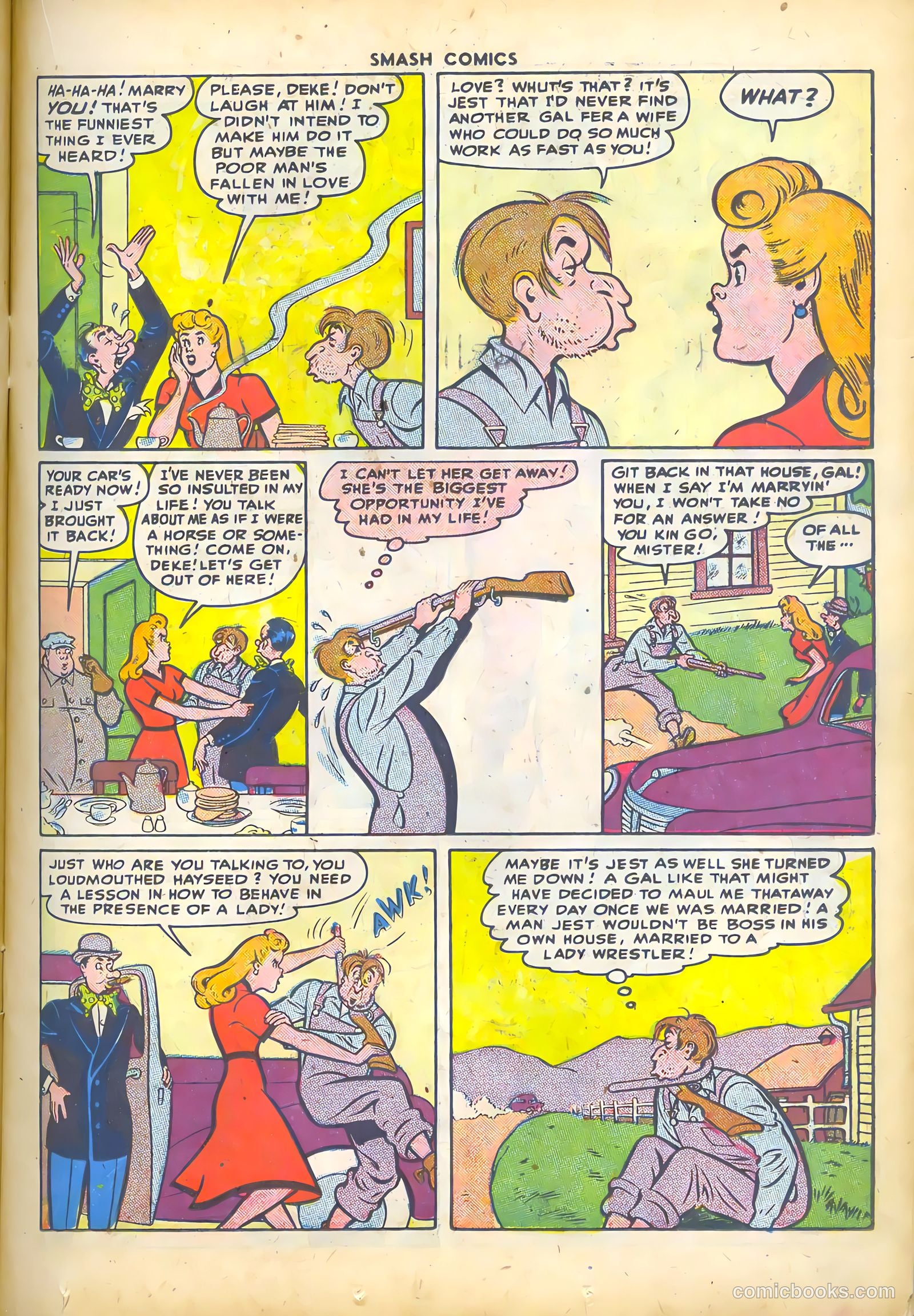 Smash Comics #73 (1947) — page 19 of 52