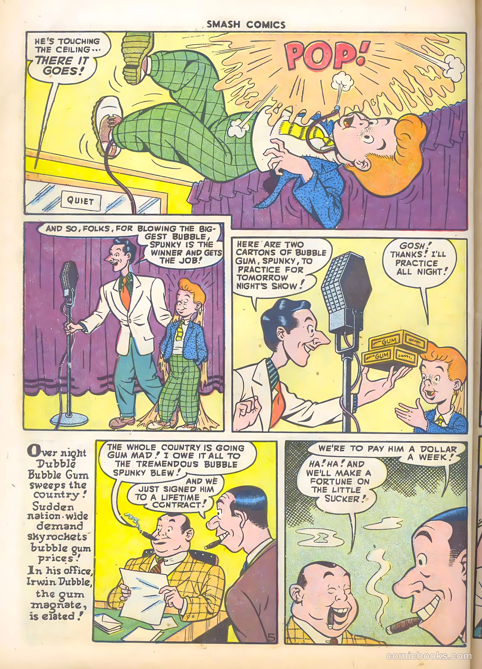 Smash Comics #74 (1947) — page 42 of 52