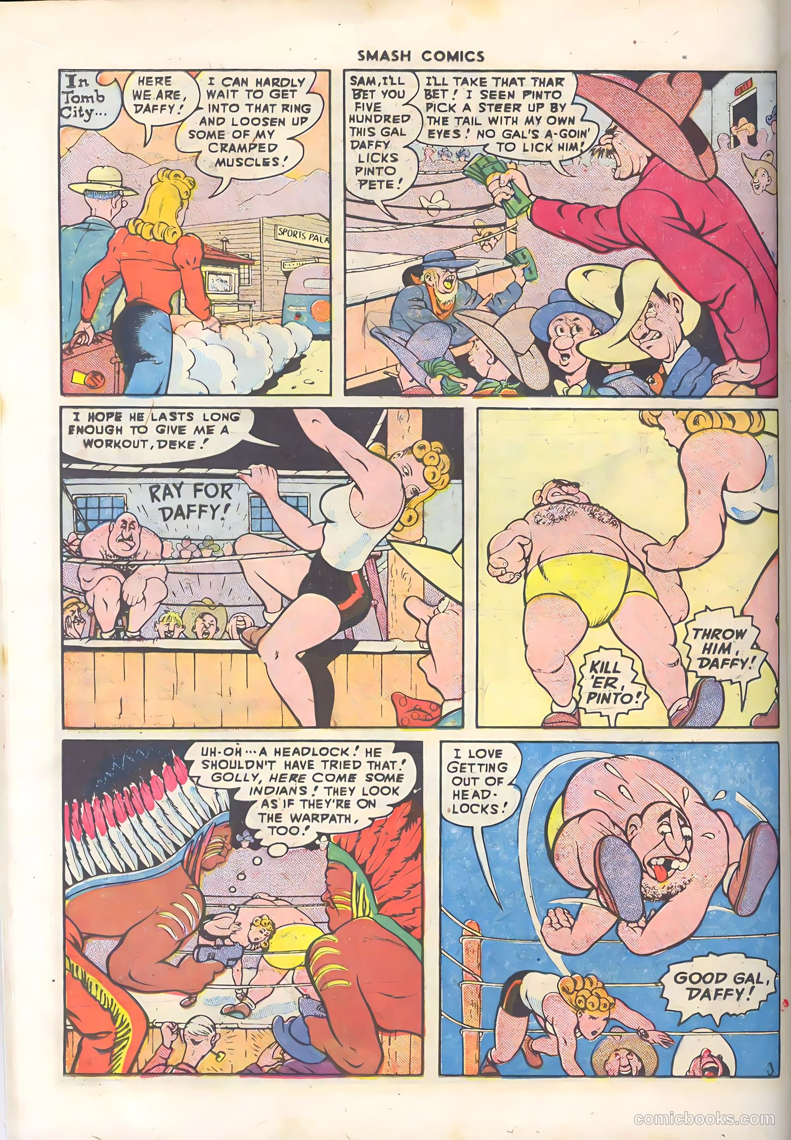Smash Comics #75 (1948) — page 16 of 52