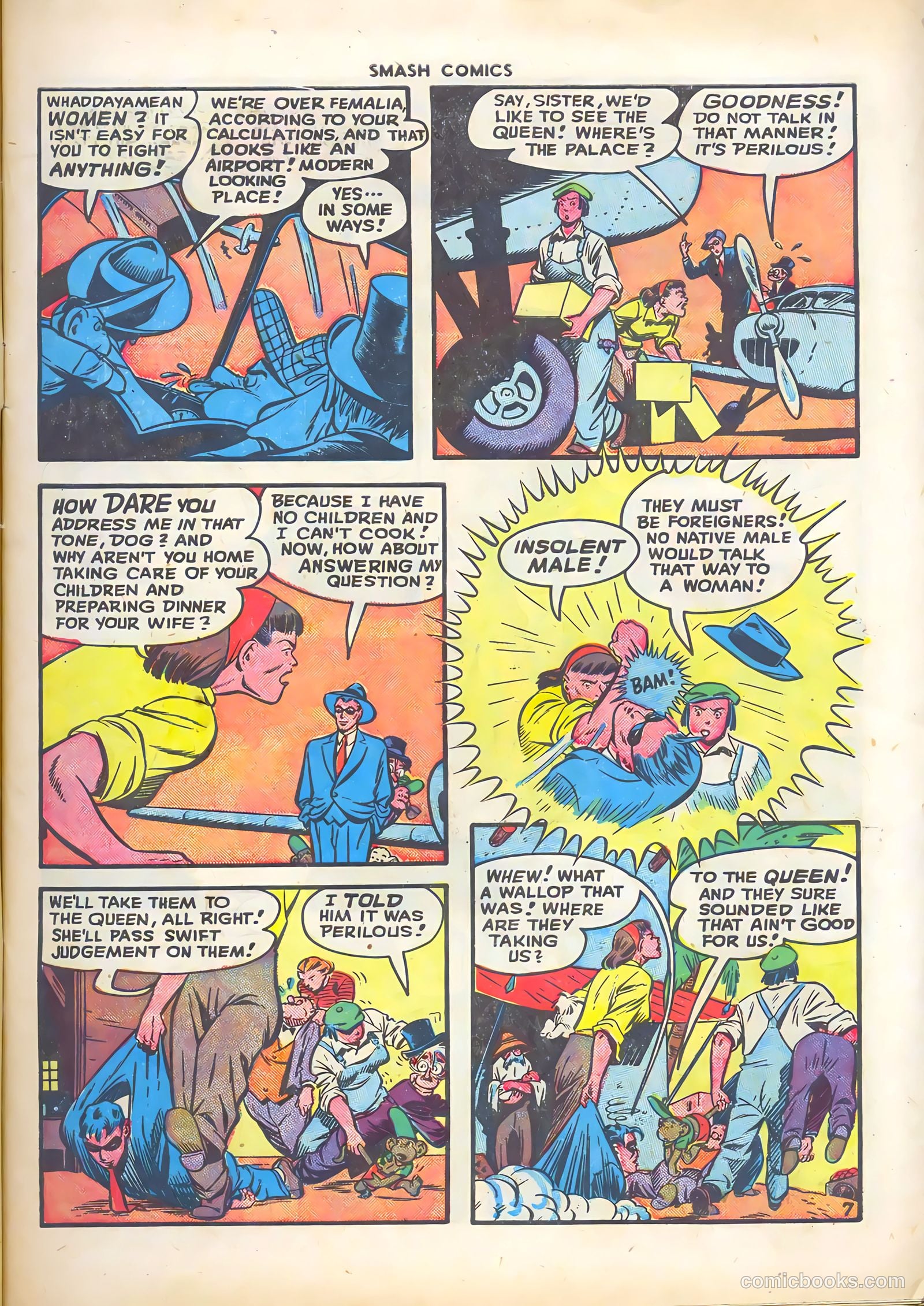 Smash Comics #76 (1948) — page 9 of 52