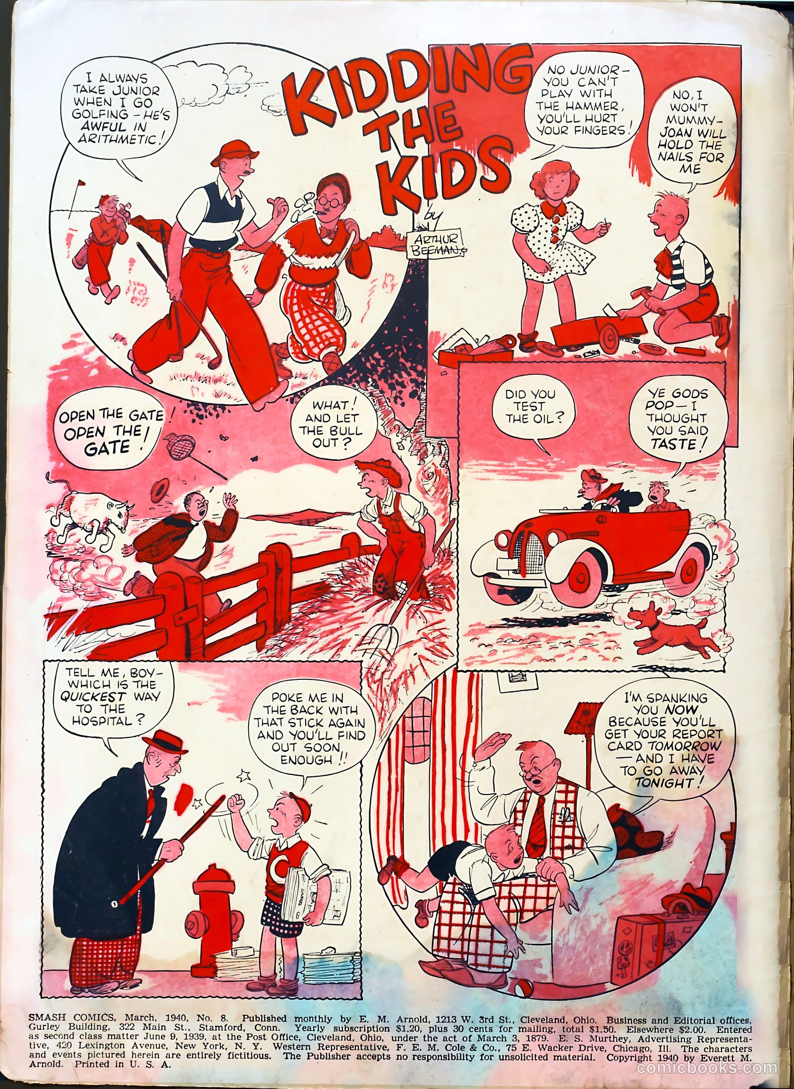 Smash Comics #8 (1940) — page 2 of 68