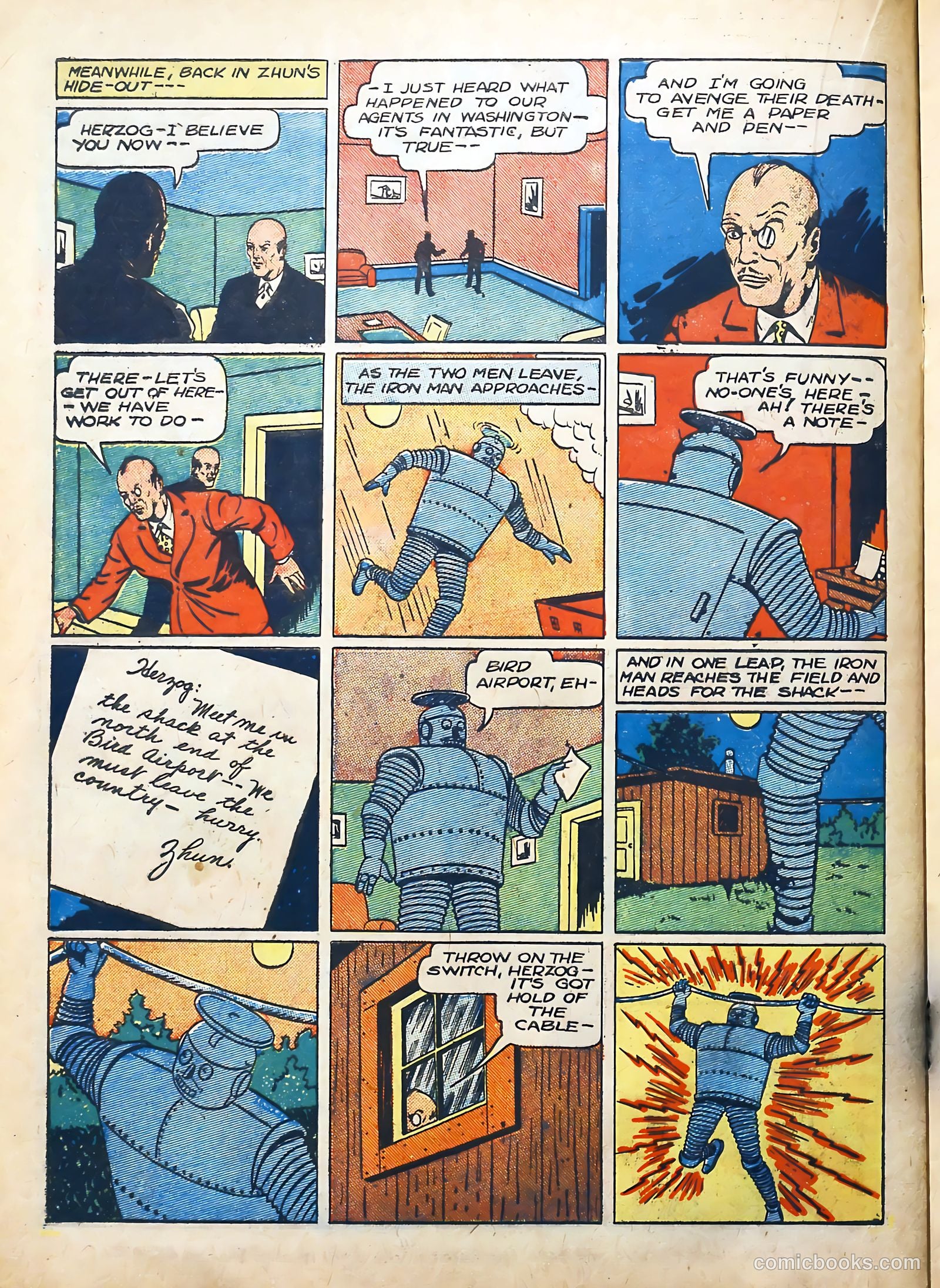 Smash Comics #8 (1940) — page 32 of 68