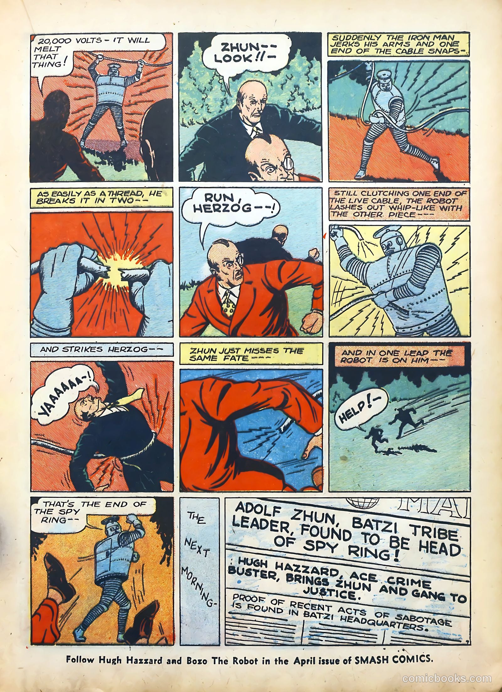 Smash Comics #8 (1940) — page 33 of 68