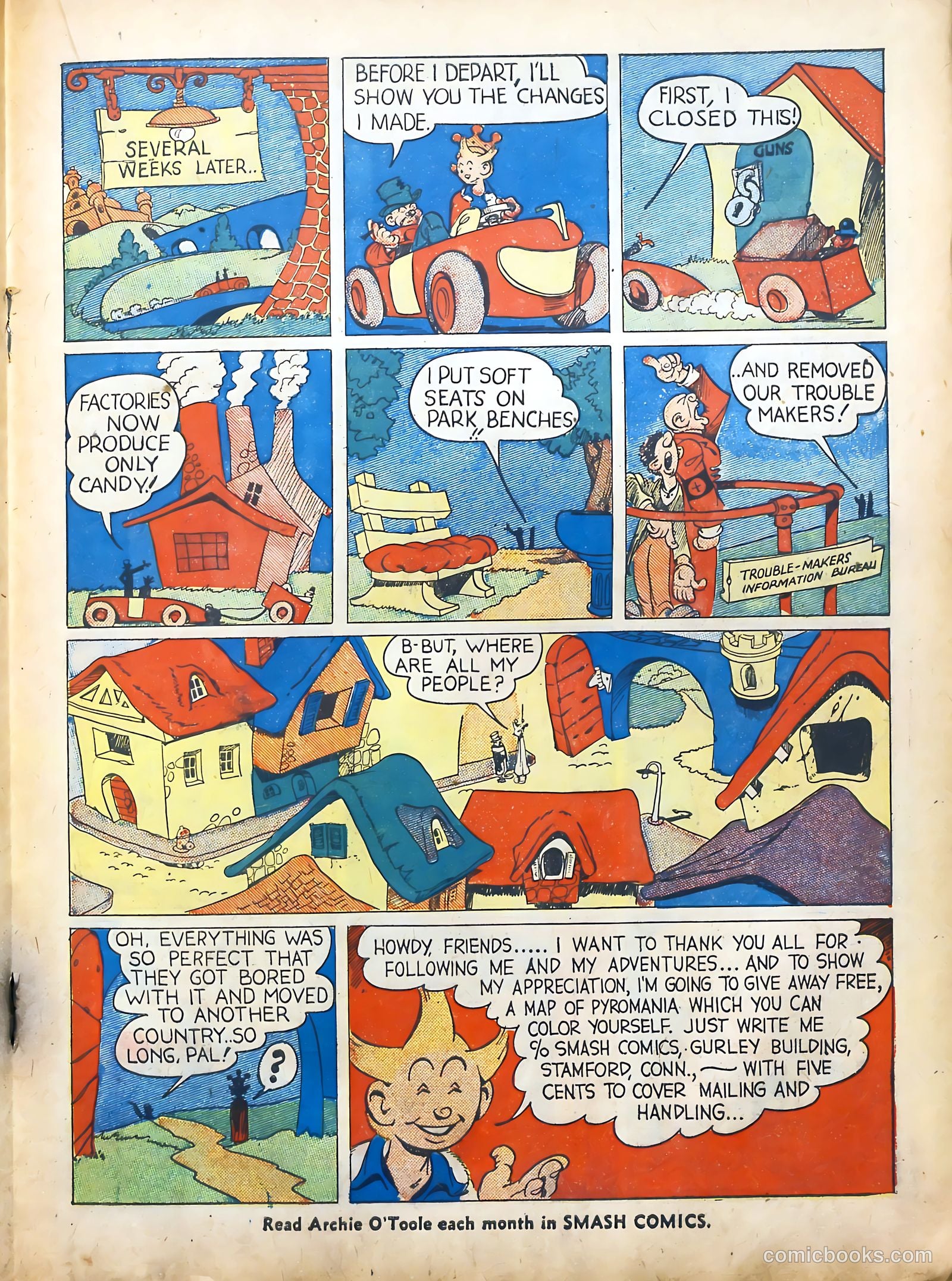 Smash Comics #8 (1940) — page 35 of 68
