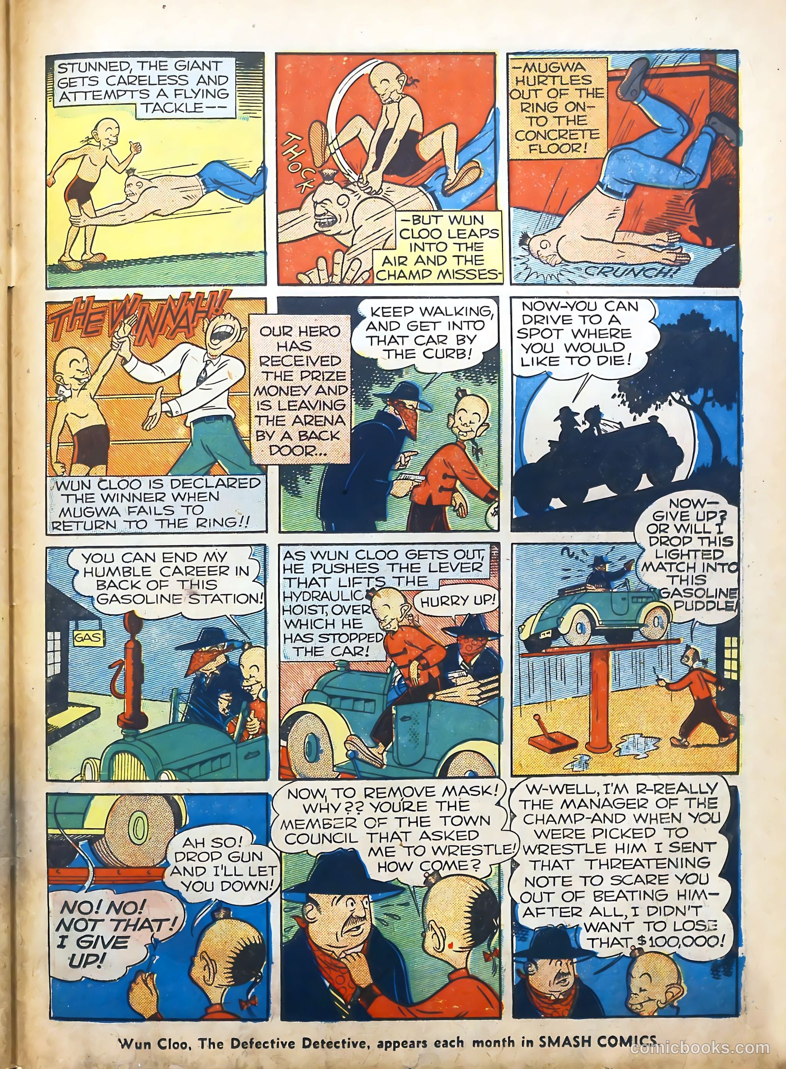 Smash Comics #8 (1940) — page 59 of 68