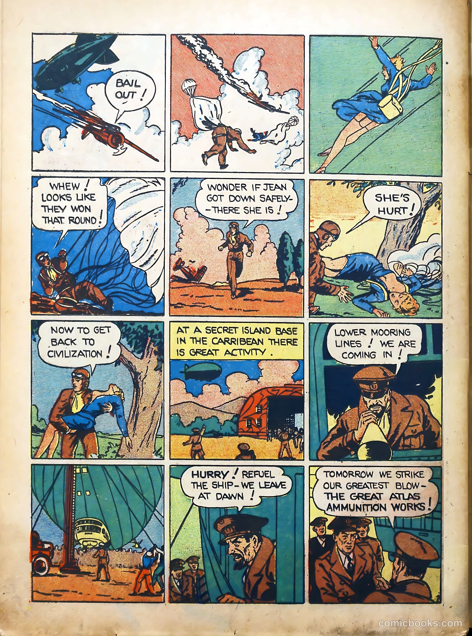 Smash Comics #8 (1940) — page 64 of 68