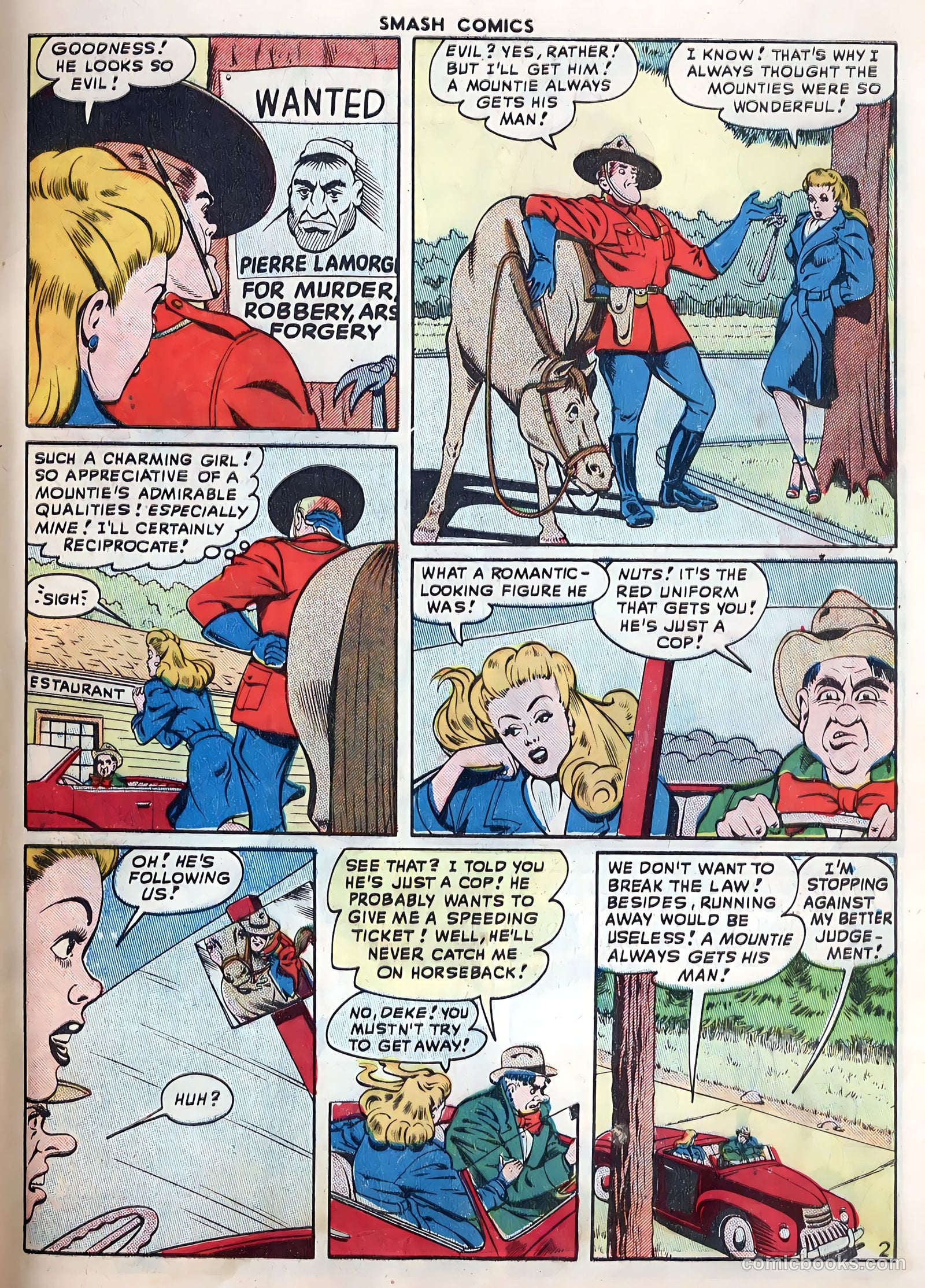Smash Comics #80 (1948) — page 45 of 52