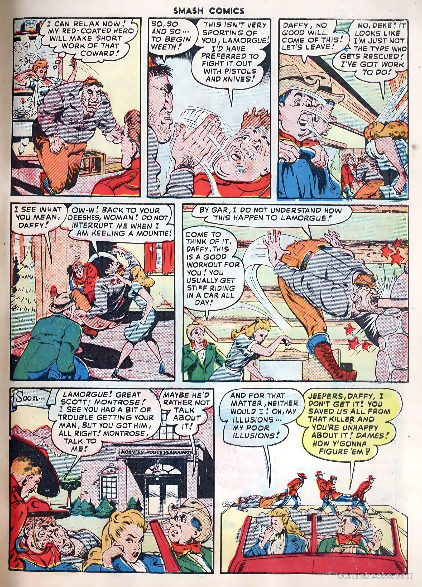 Smash Comics #80 (1948) — page 49 of 52
