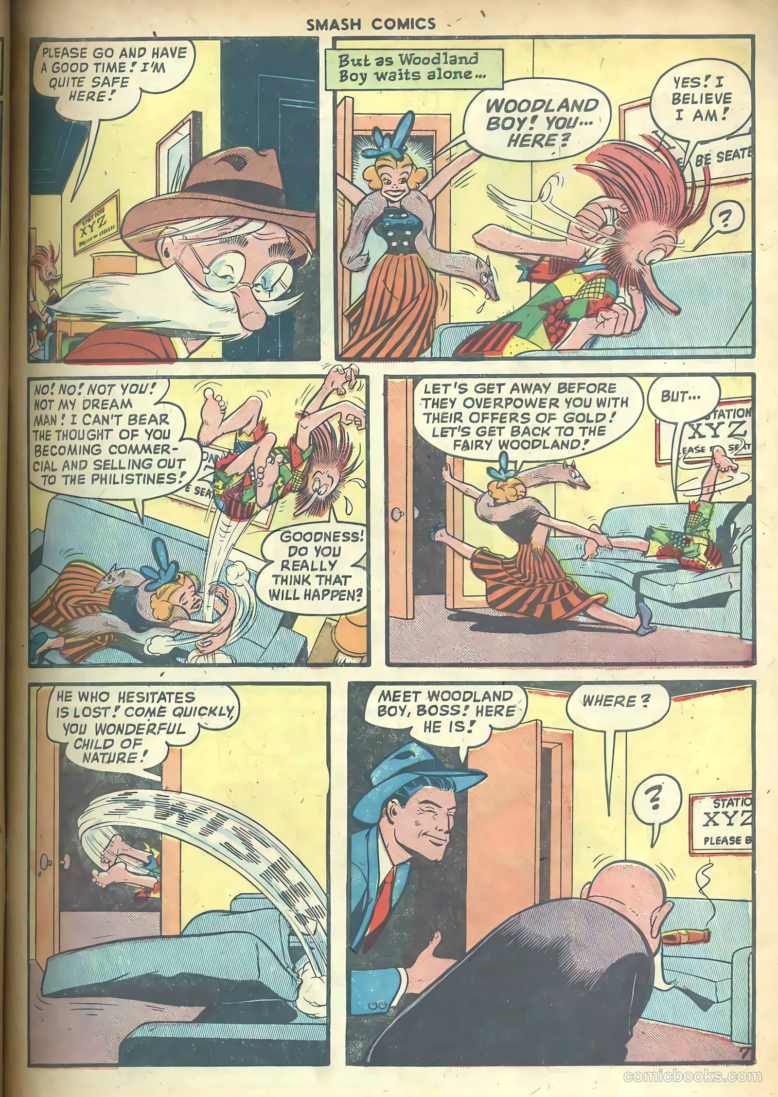Smash Comics #82 (1949) — page 9 of 36