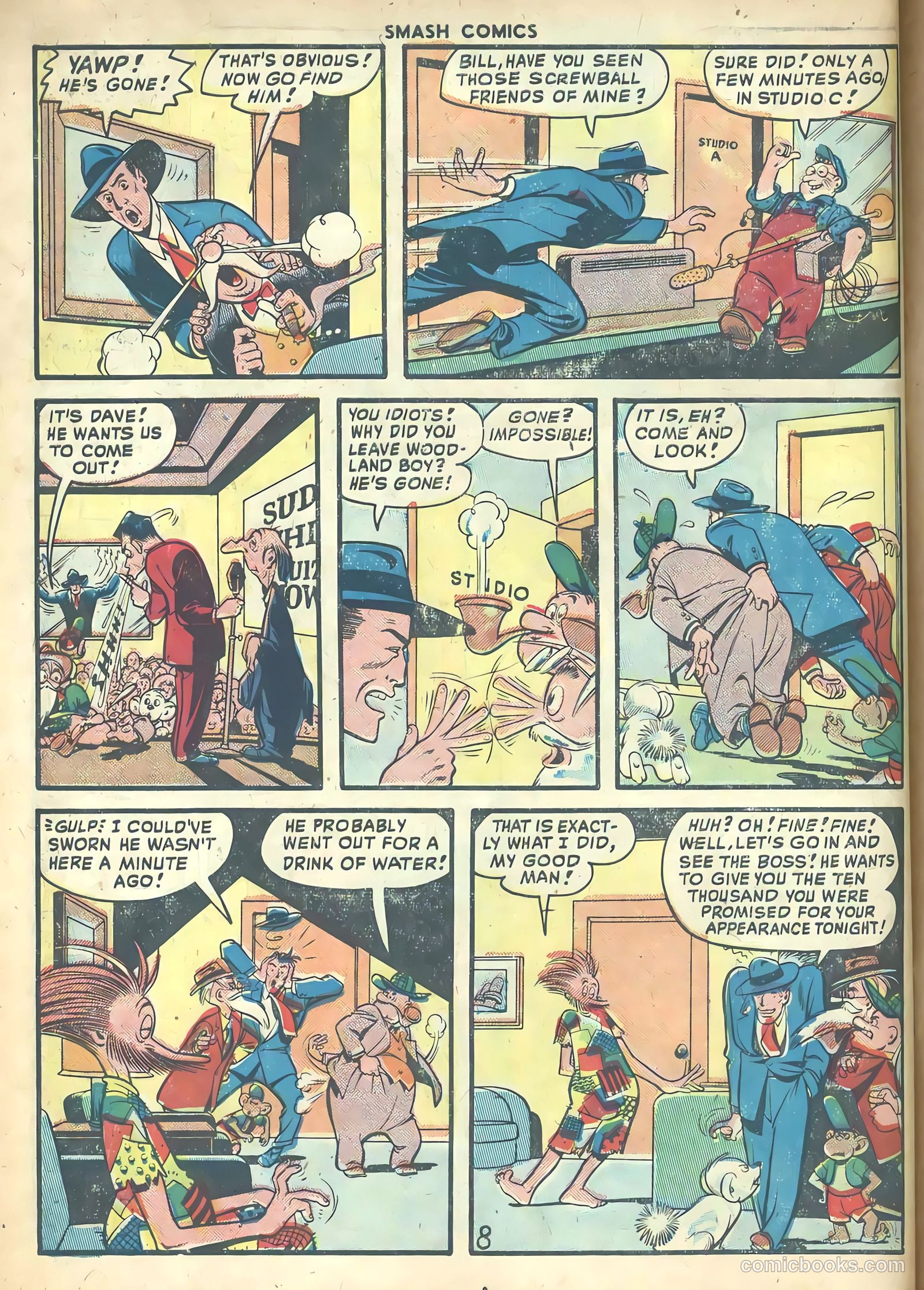 Smash Comics #82 (1949) — page 10 of 36